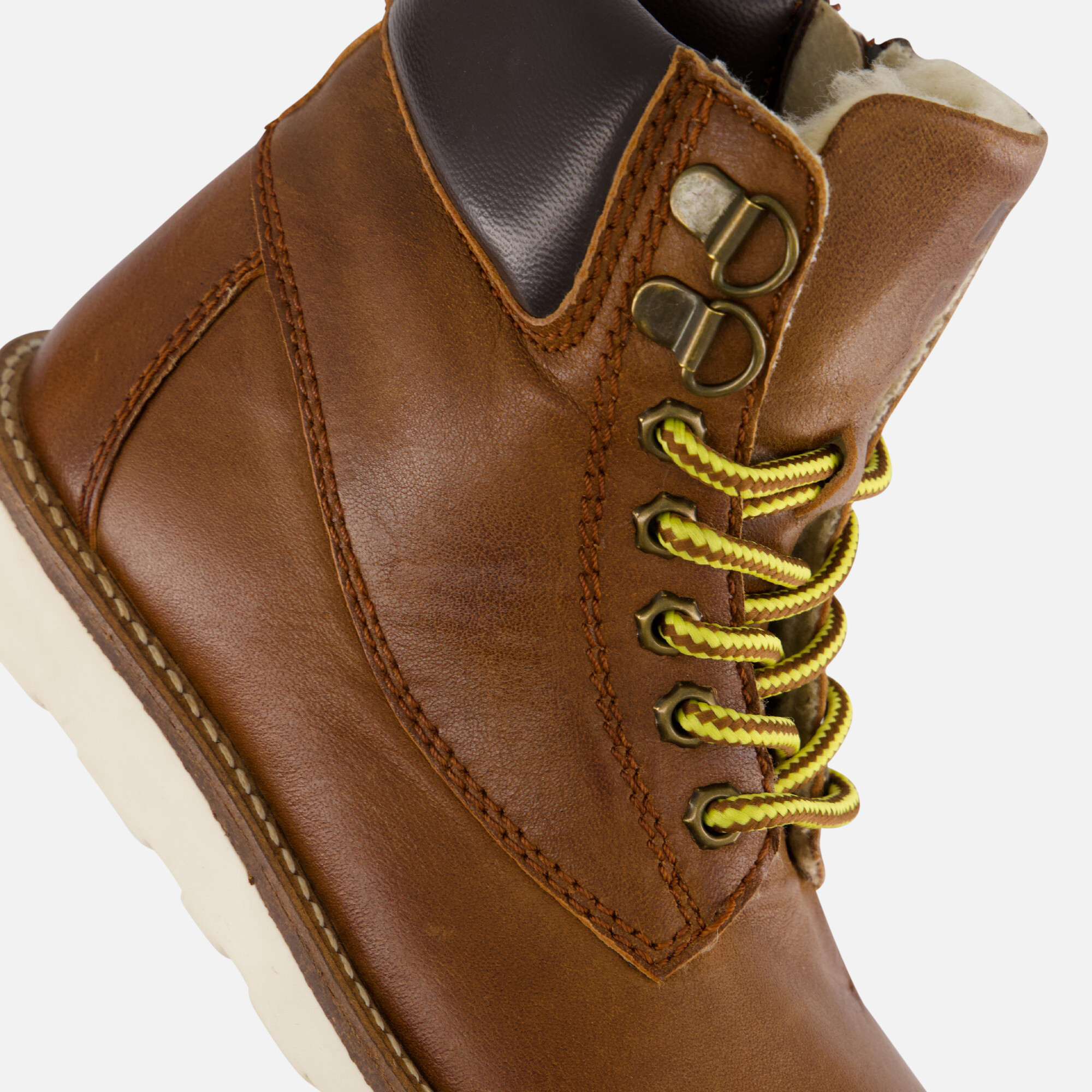 Muyters Mid Veterboots bruin Leer afbeelding 4
