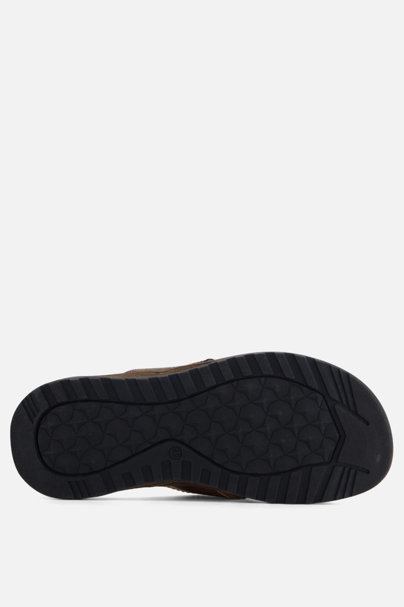 Outfielder Slippers cognac Leer afbeelding 3