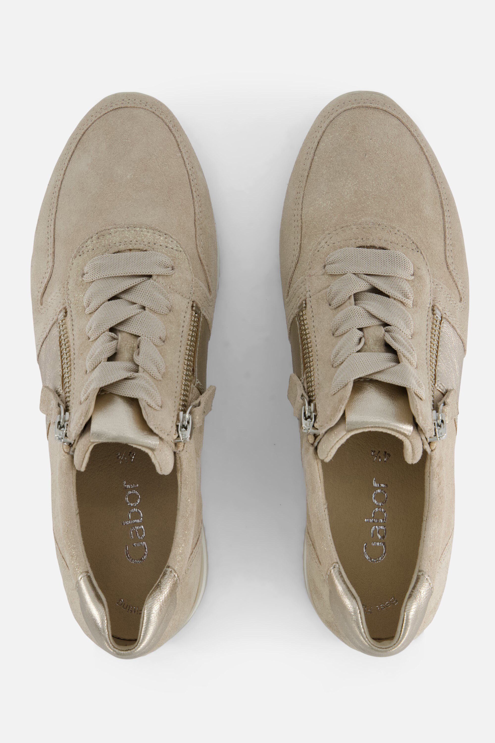 Gabor Sneakers beige Nubuck afbeelding 3