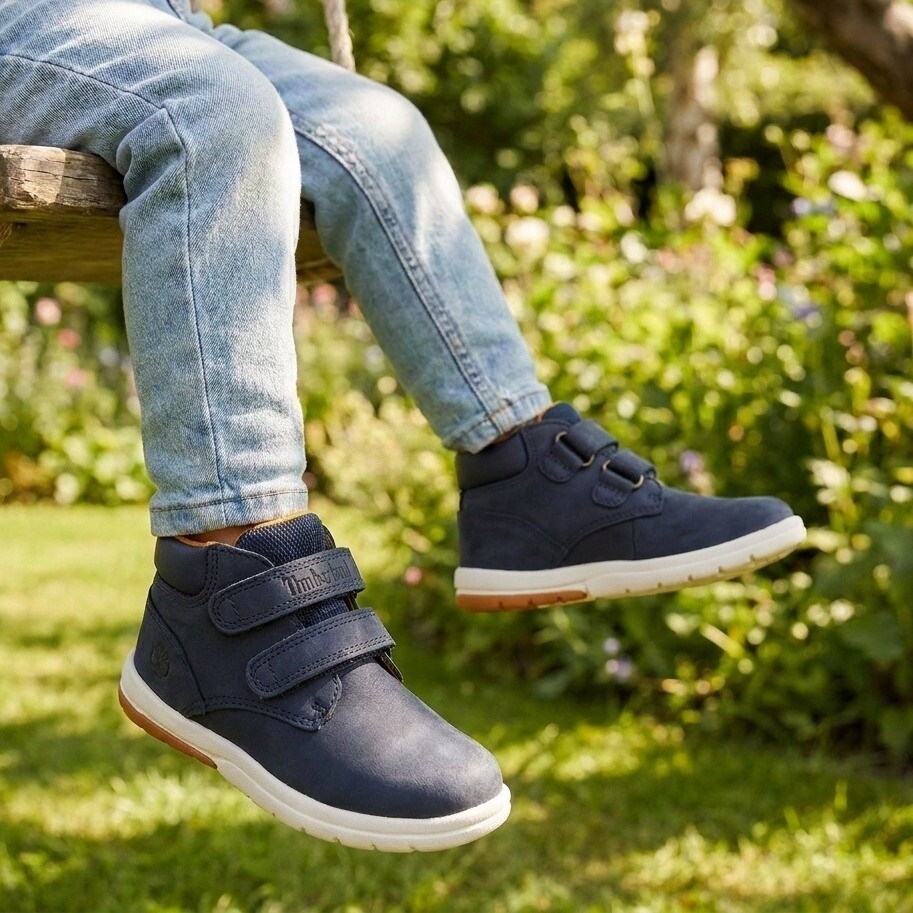 Timberland Timberland Track mid klittenband boots blauw