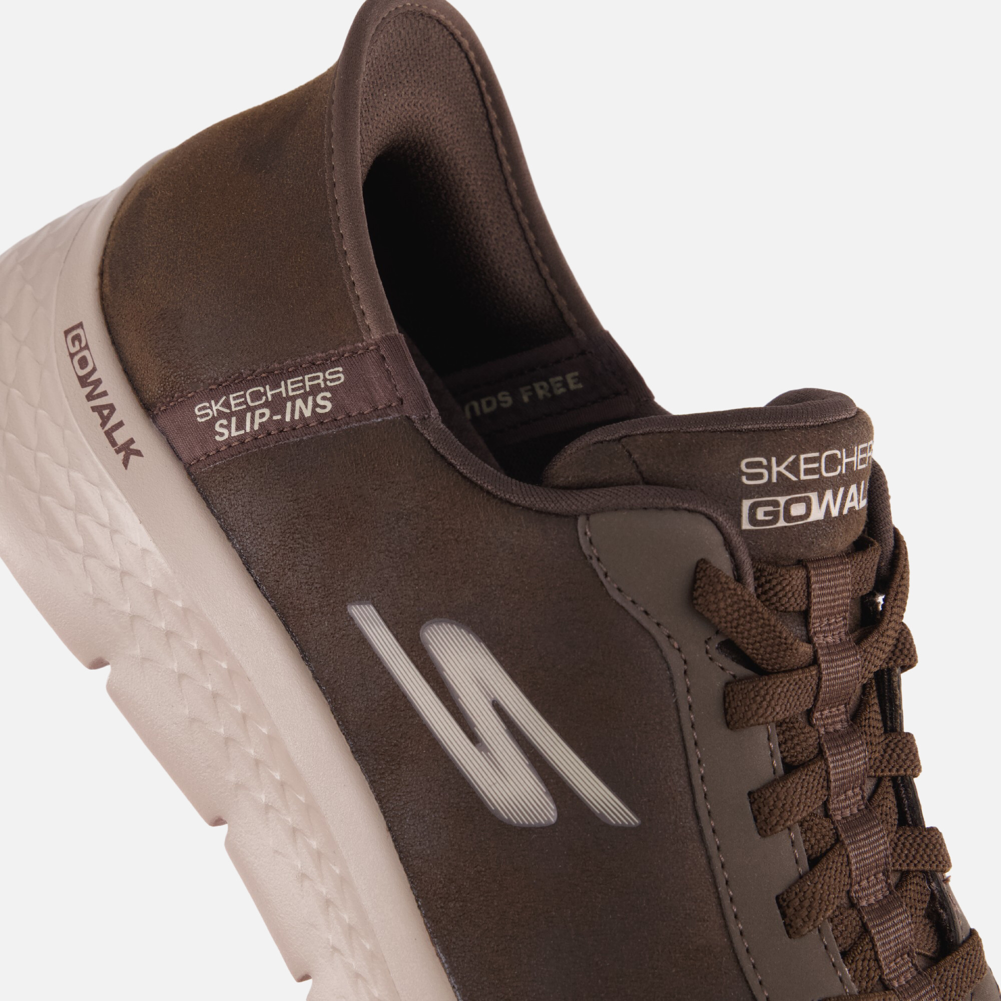 Skechers Go Walk Flex Slip-ins bruin Leer afbeelding 4