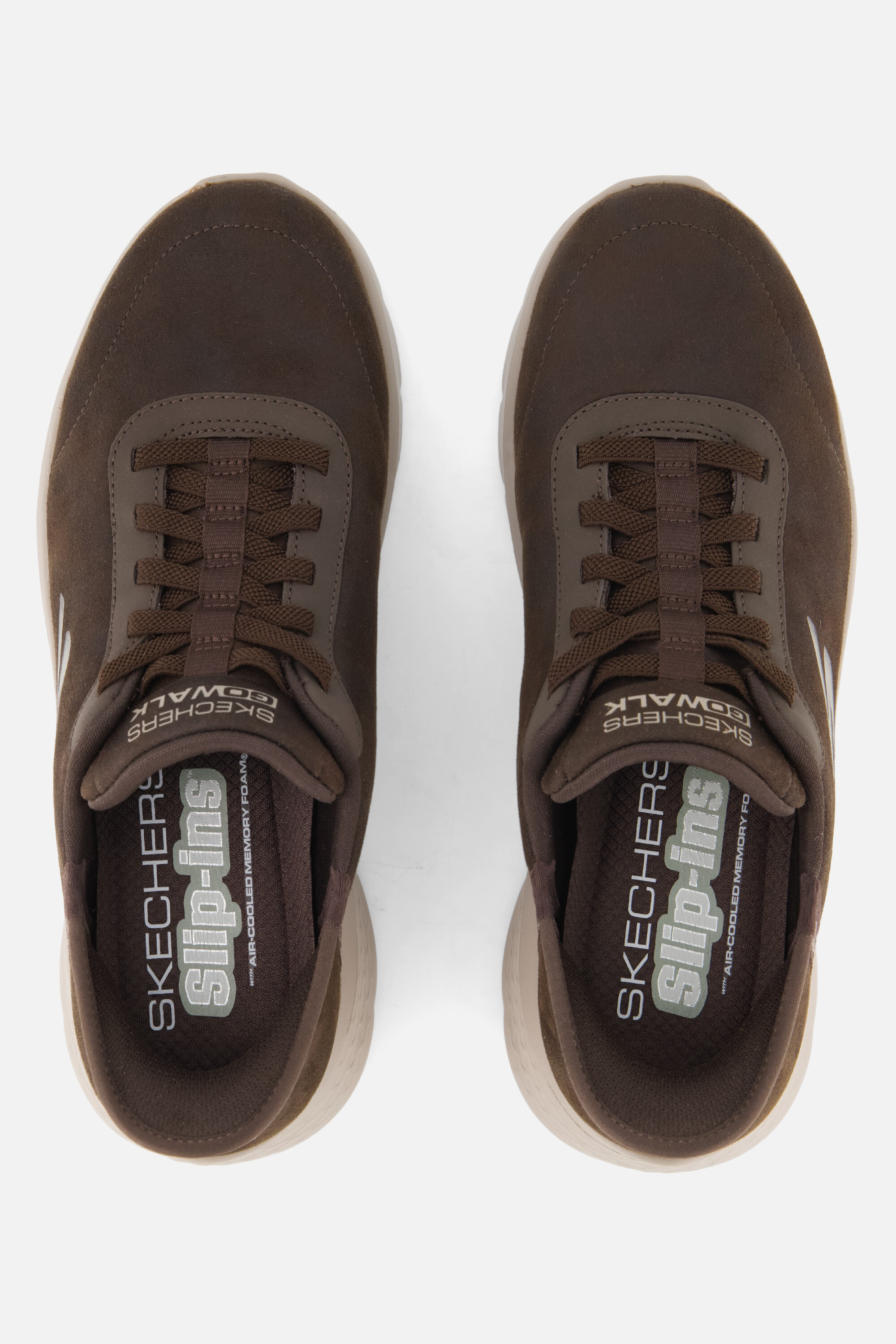 Skechers Go Walk Flex Slip-ins bruin Leer afbeelding 2