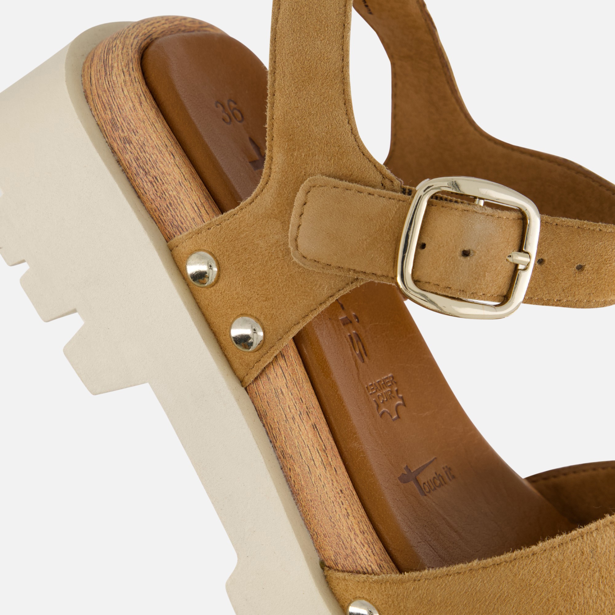 Muyters Sandalen blauw Textiel ziengs