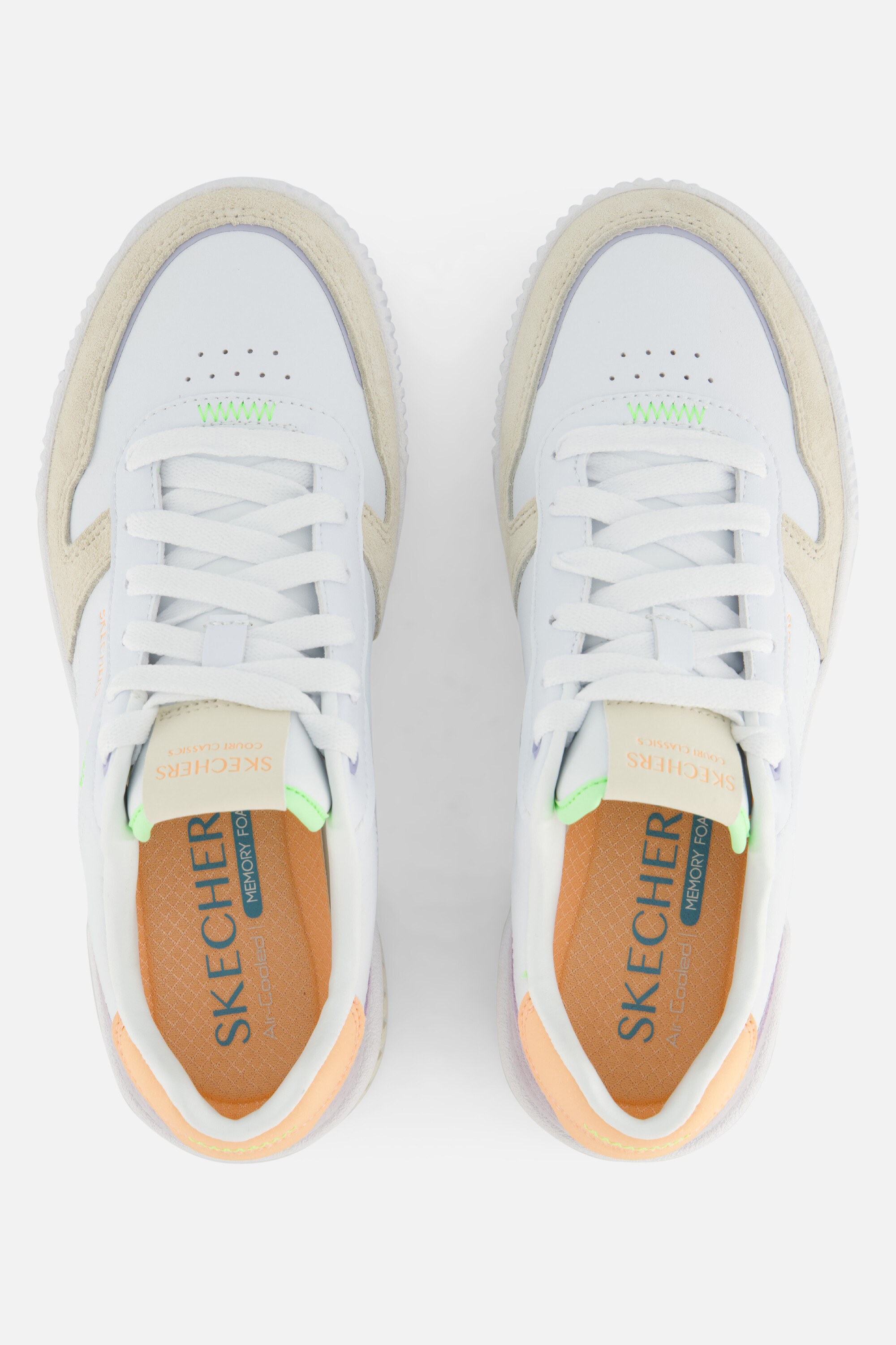 Skechers Jade Stylish Type Sneakers wit afbeelding 3