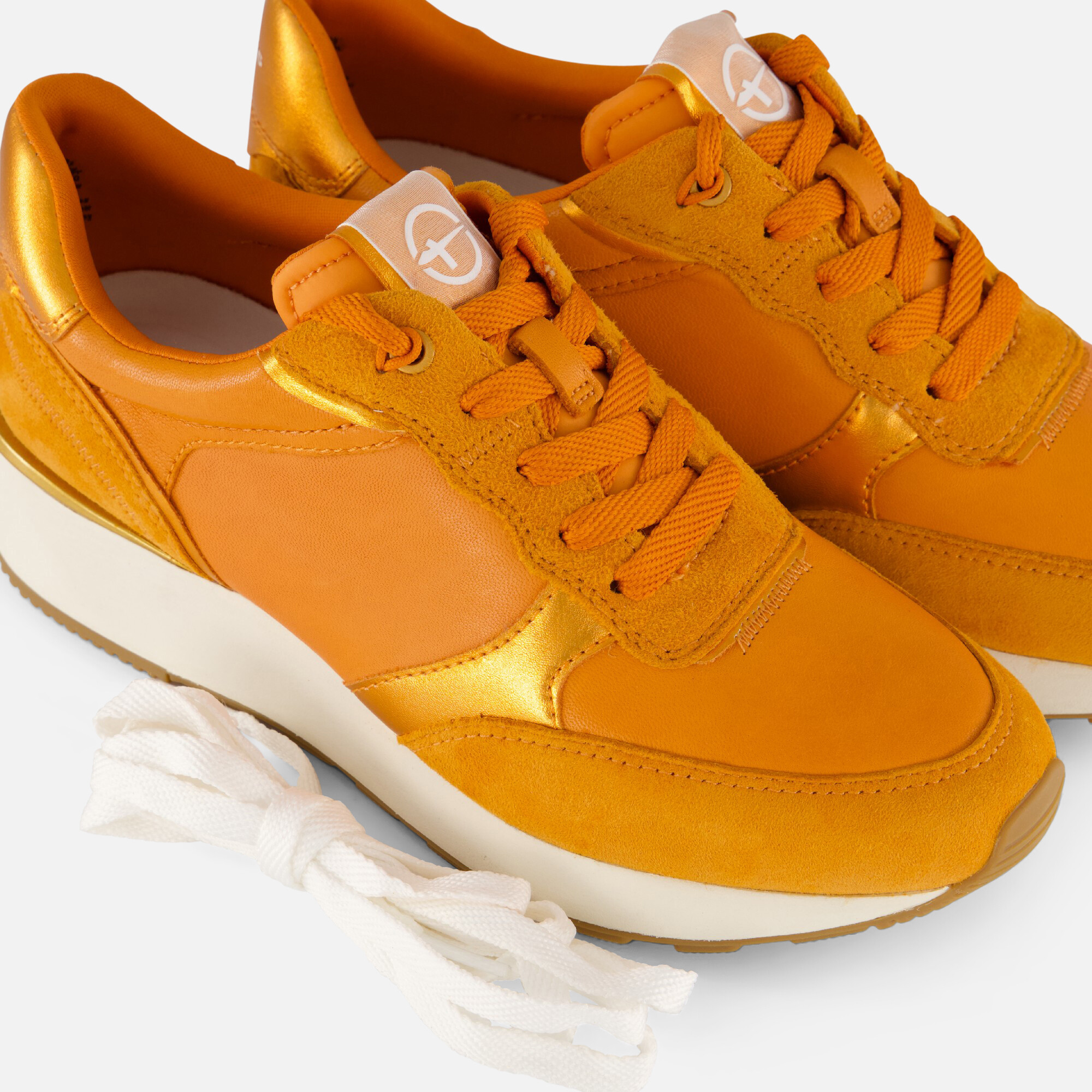 Tamaris Sneakers oranje Leer afbeelding 4