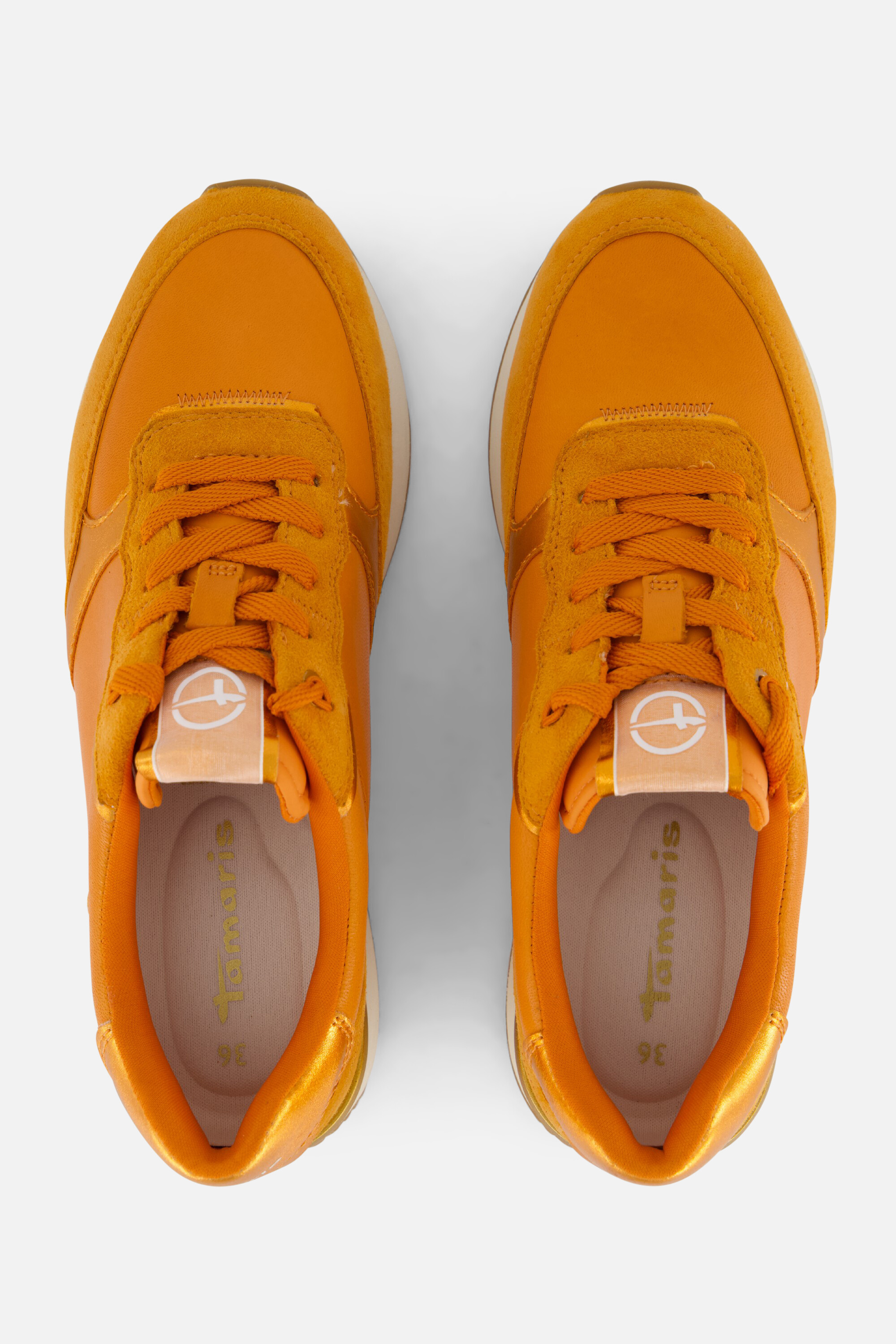 Tamaris Sneakers oranje Leer afbeelding 2