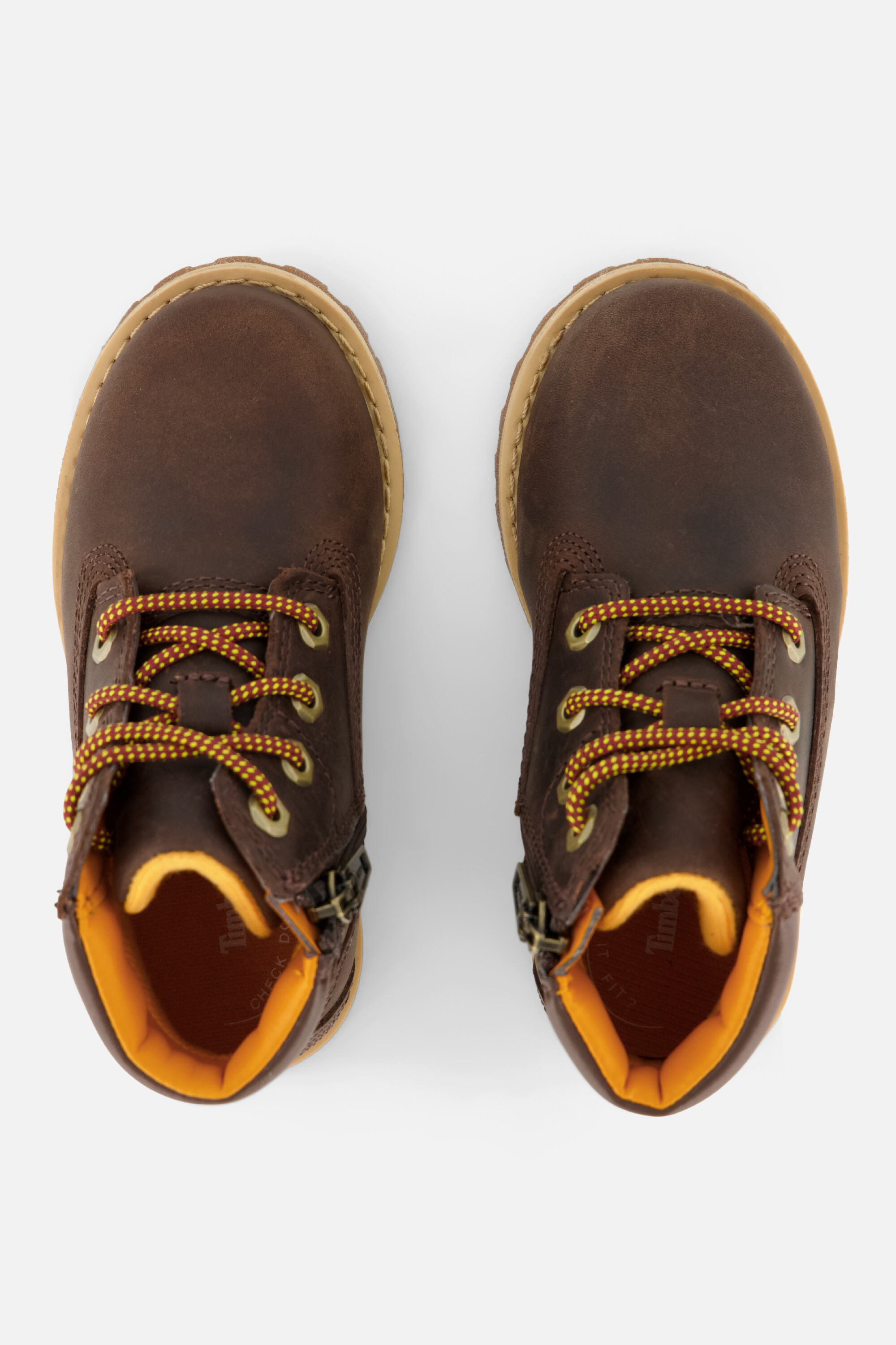 Timberland Pokey Veterboots bruin Leer afbeelding 2