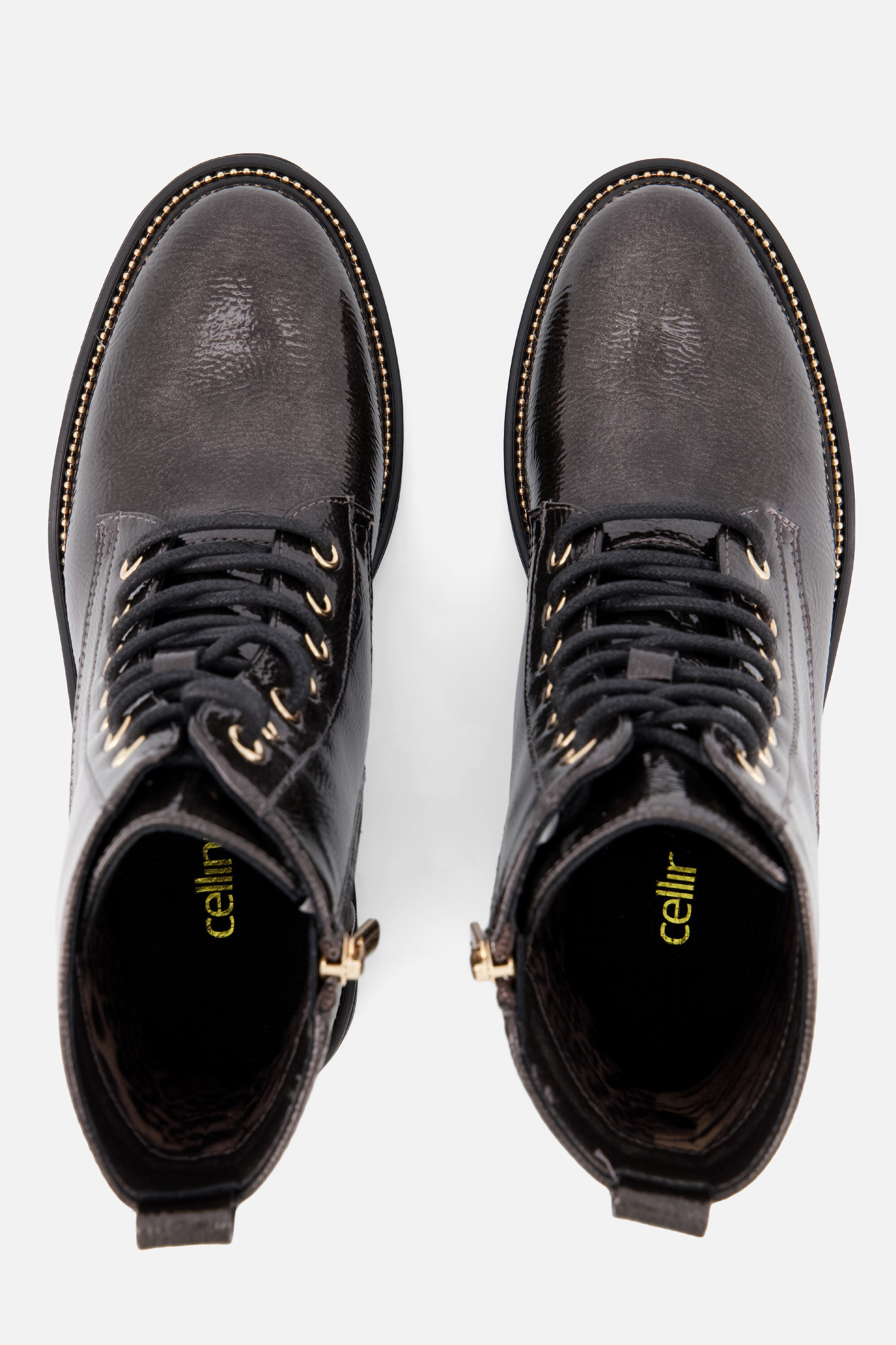 Cellini Veterboots zilver Lak Synthetisch afbeelding 3