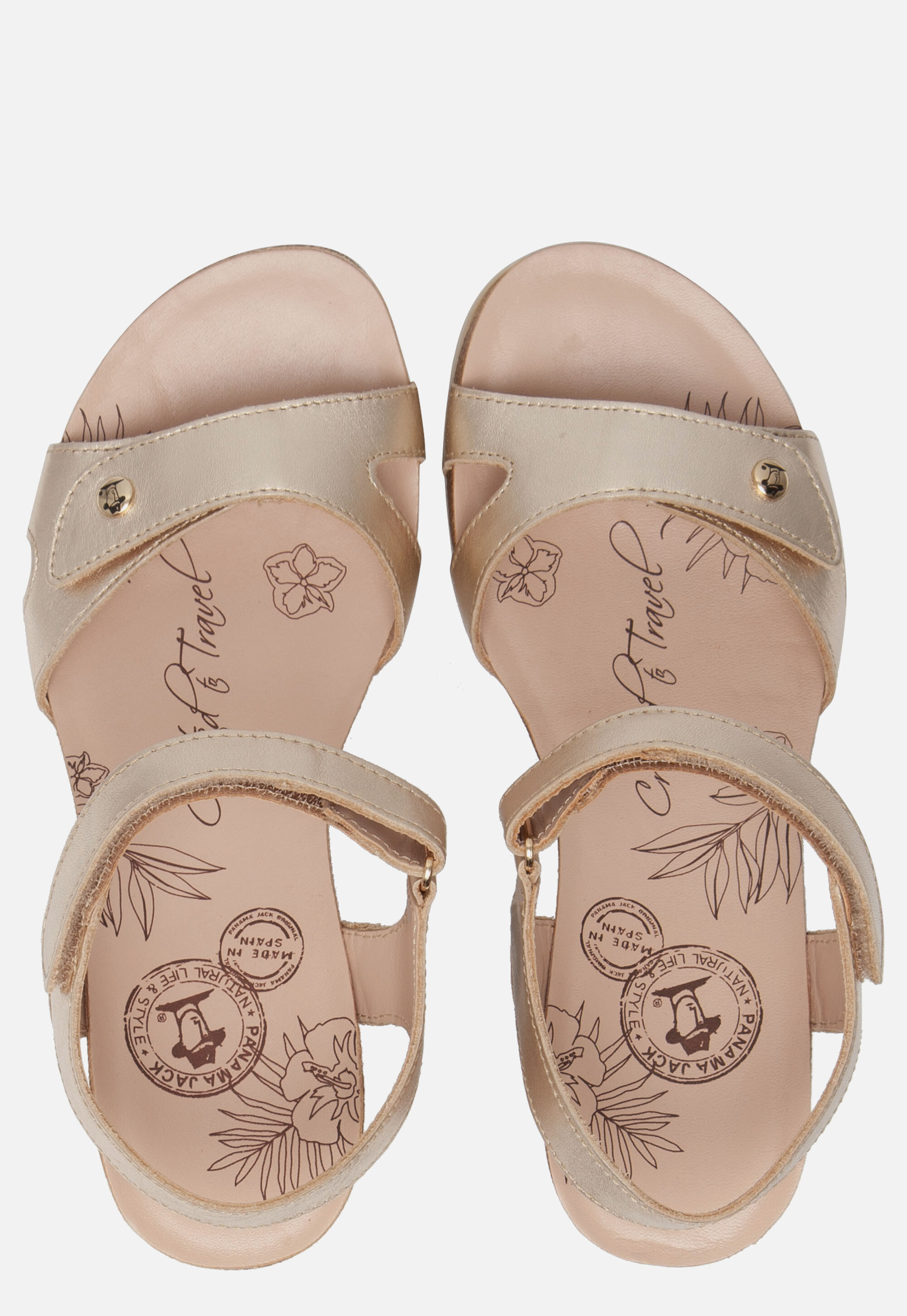 Panama Jack Julia Shine B3 Sandalen goud afbeelding 3