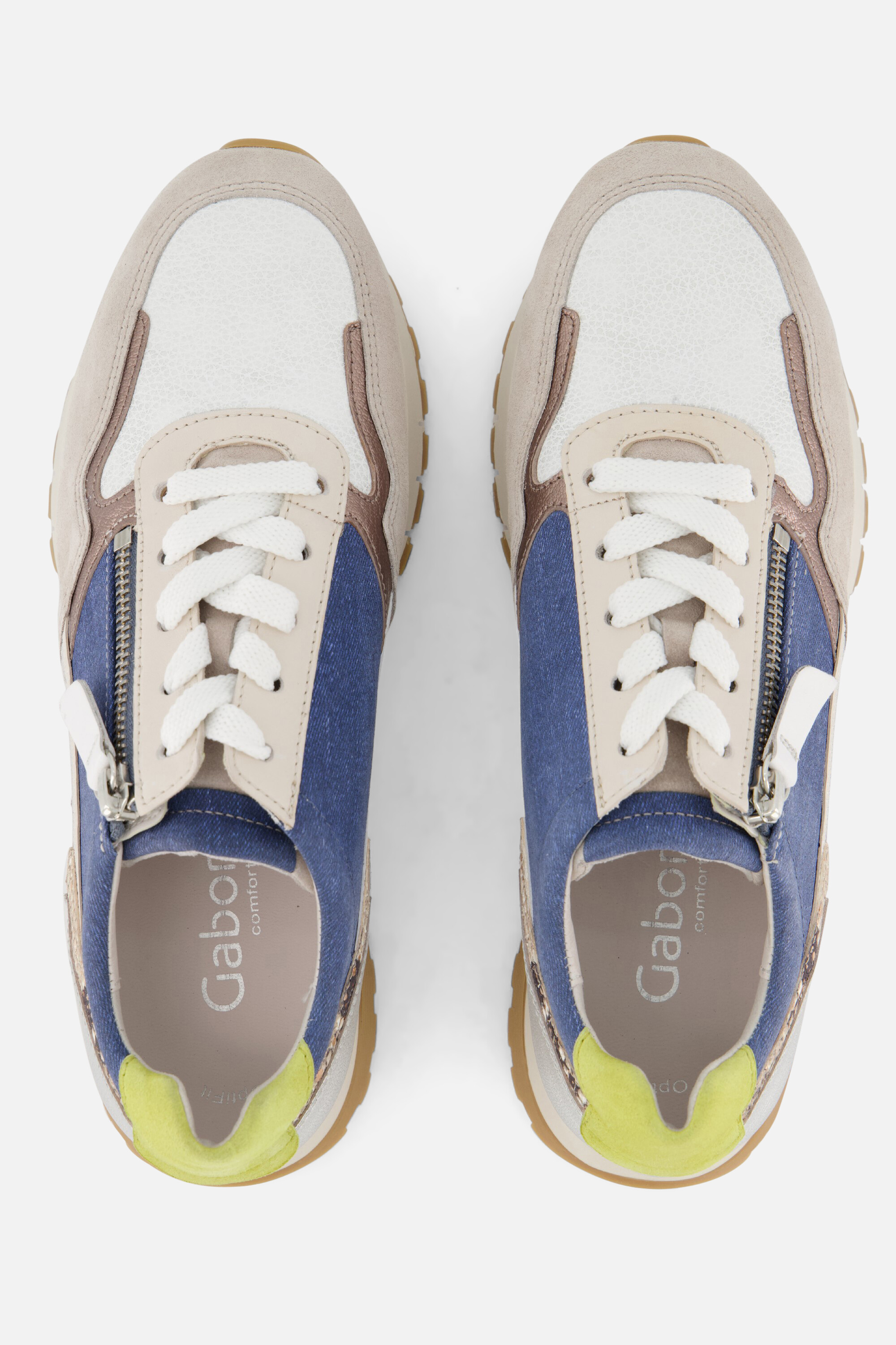 Gabor Sneakers wit Nubuck afbeelding 3