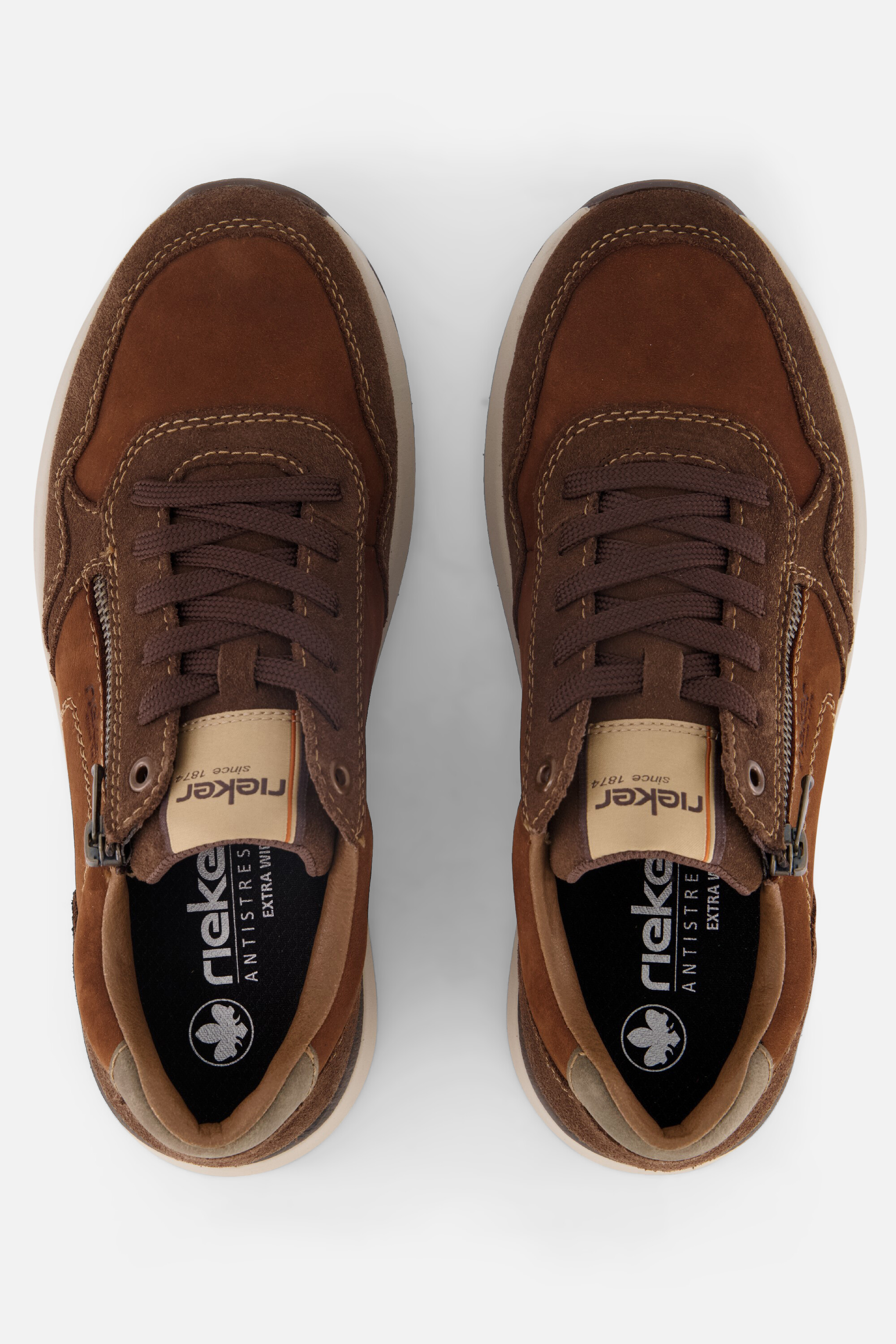 Rieker Sneakers bruin Synthetisch afbeelding 3