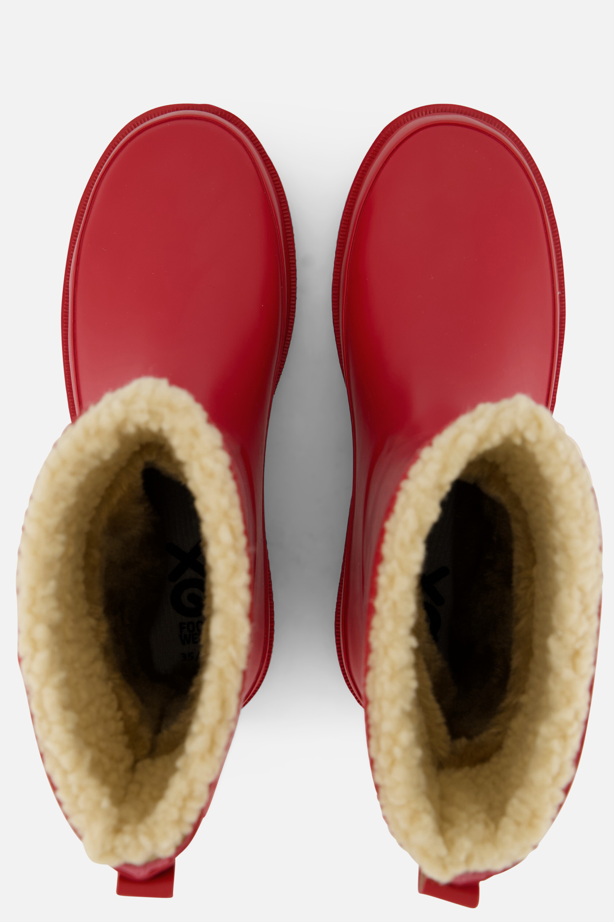 XQ Footwear Regenlaarzen rood Rubber afbeelding 2