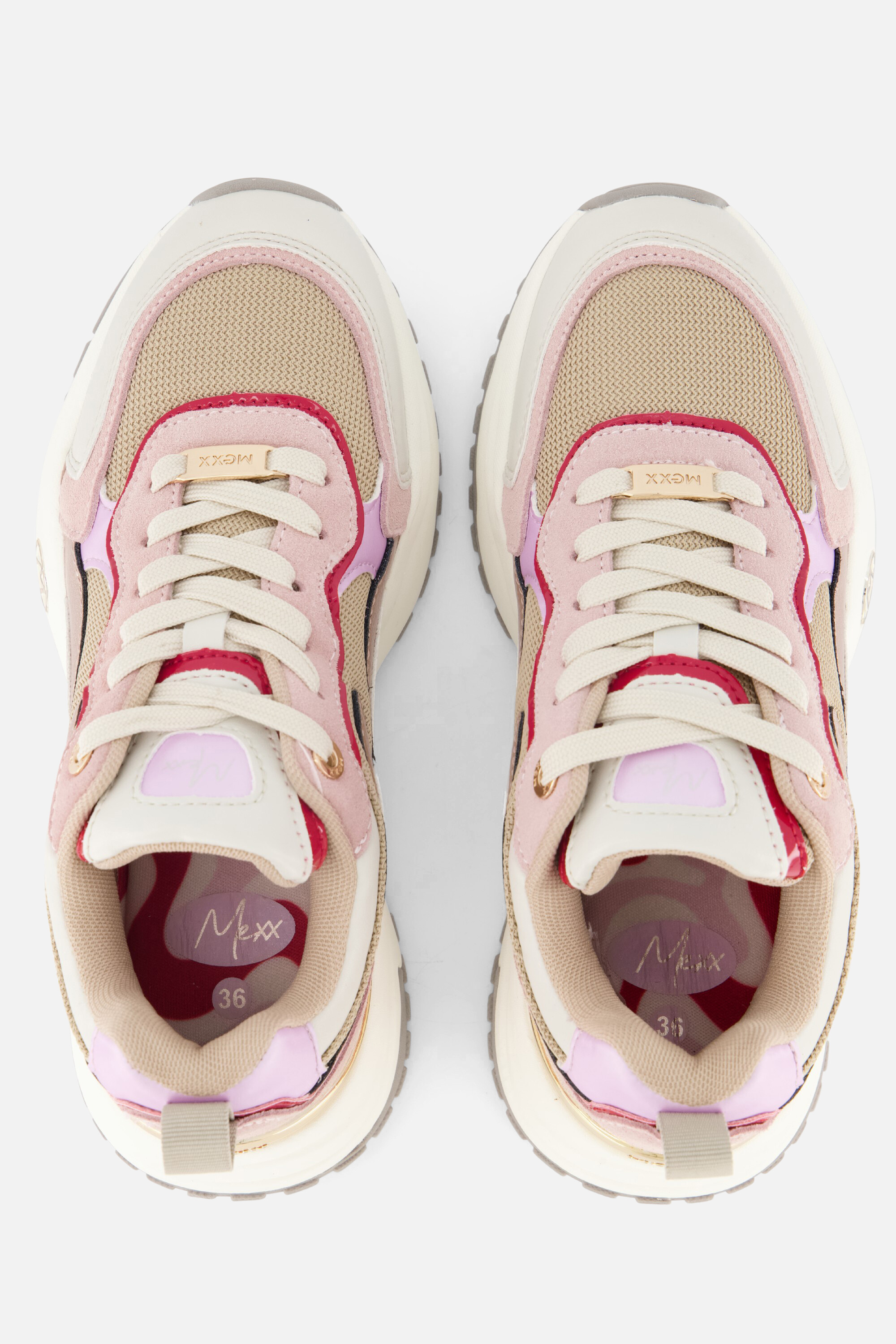 Mexx Palma Ora Sneakers roze Synthetisch afbeelding 3