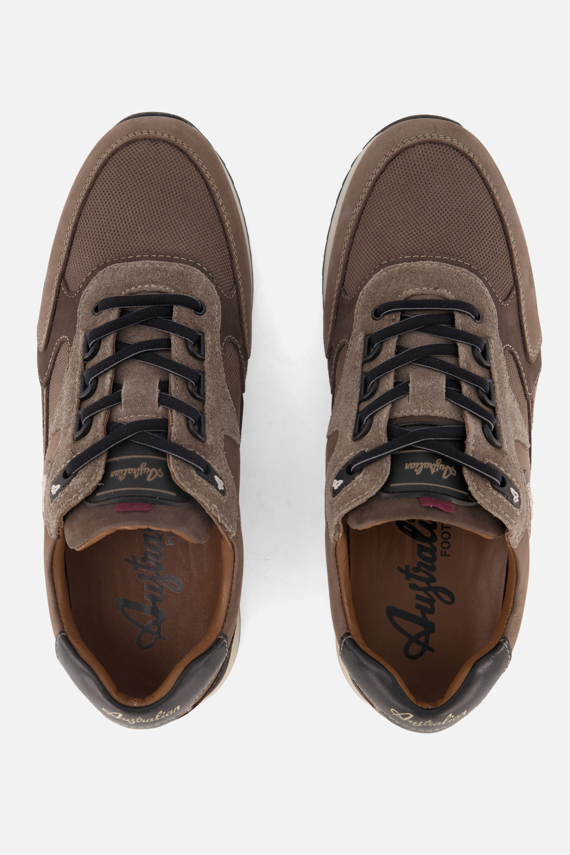 Australian Bakersville Sneakers taupe Leer afbeelding 2