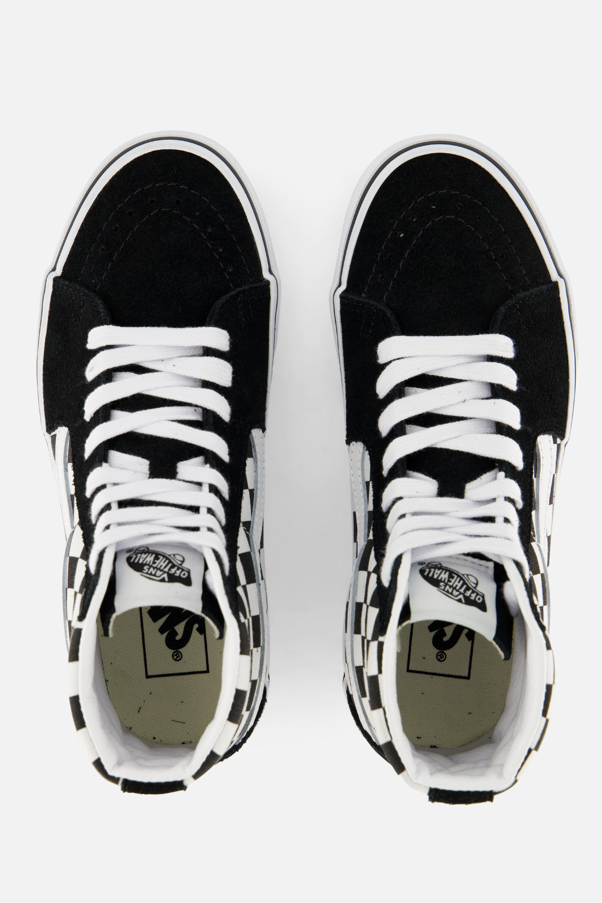 Vans Checkerboard HI Sneakers zwart Textiel afbeelding 2