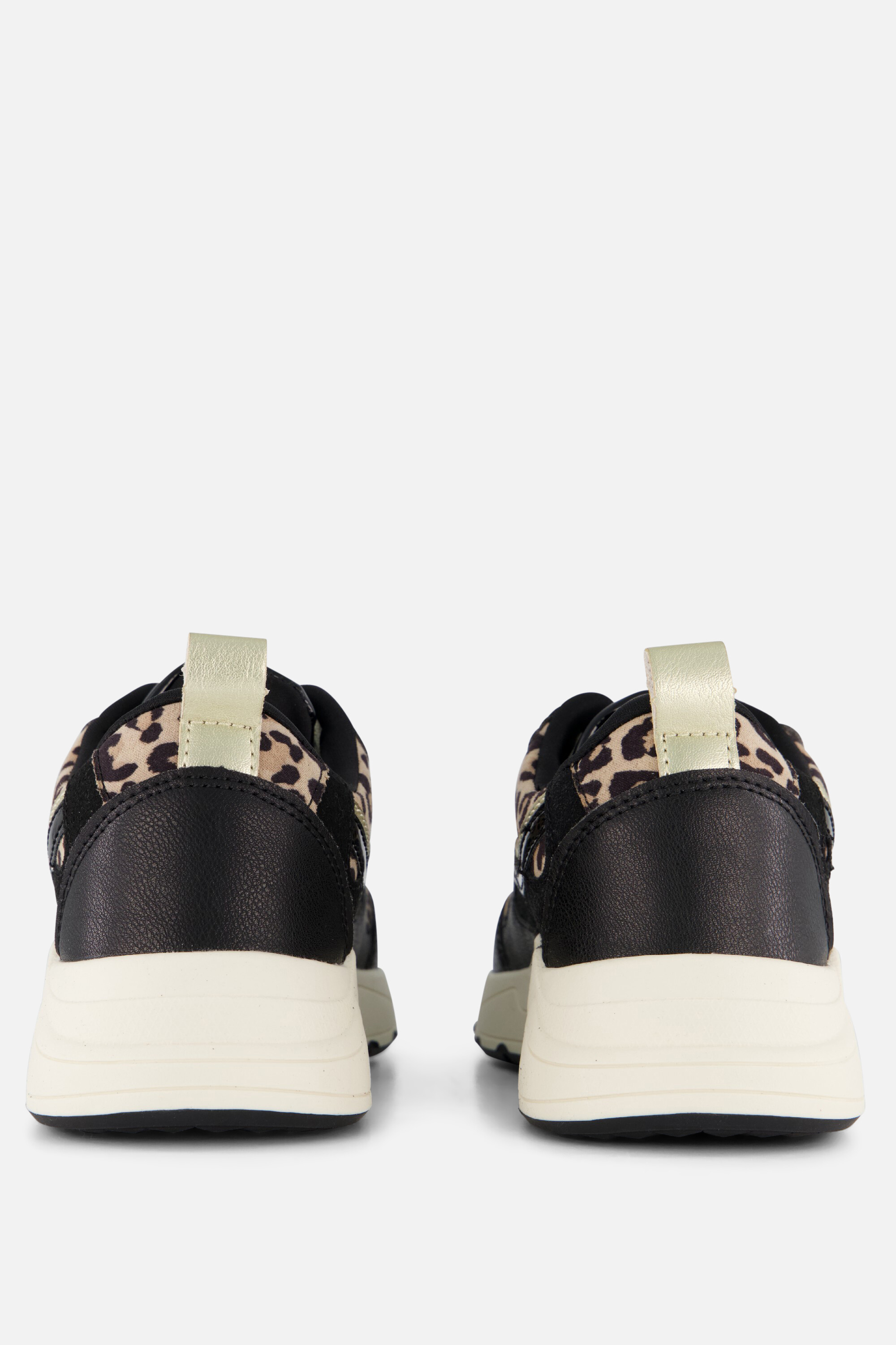 Cellini Leopard Sneakers zwart Textiel afbeelding 2