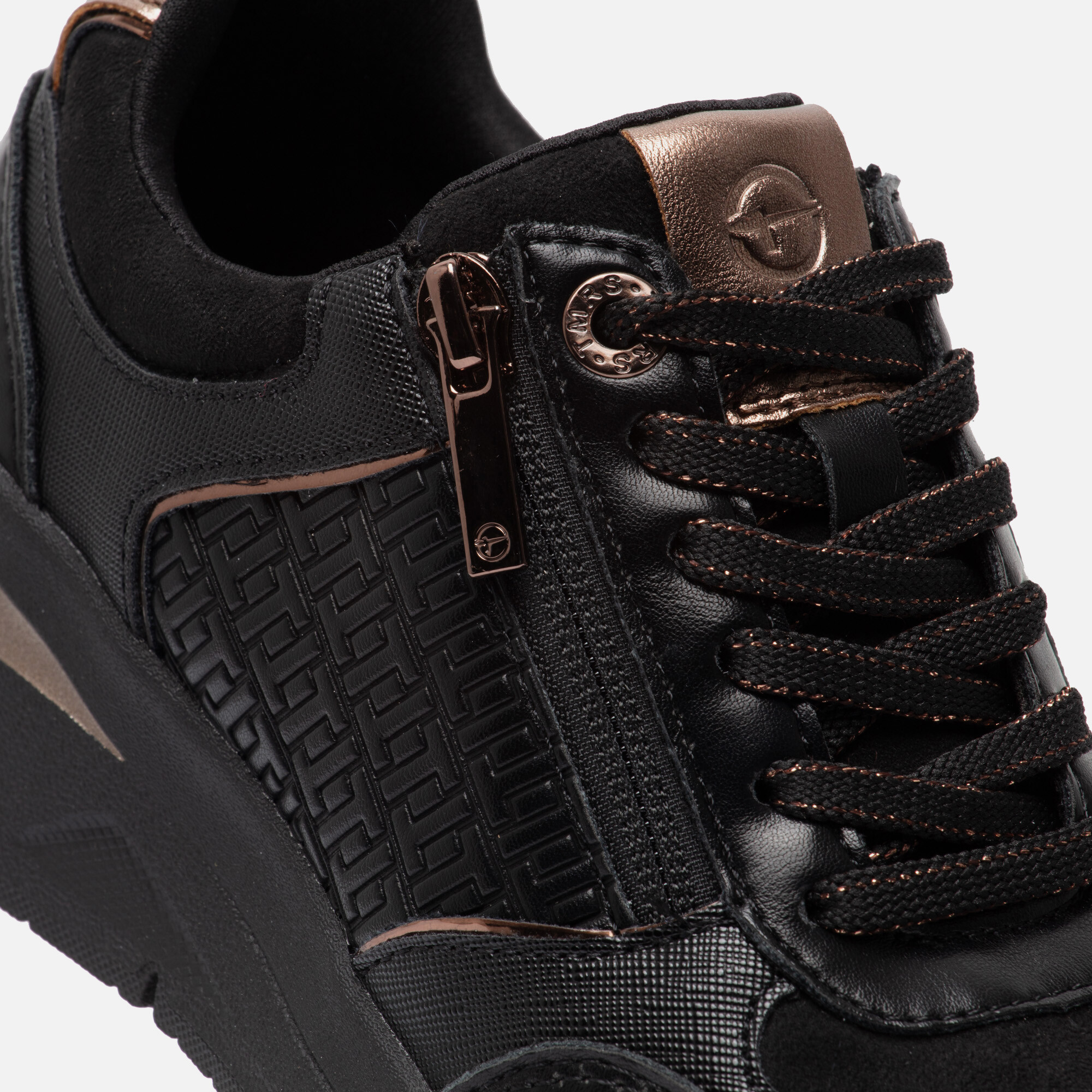 Tamaris Sneakers zwart Textiel afbeelding 4