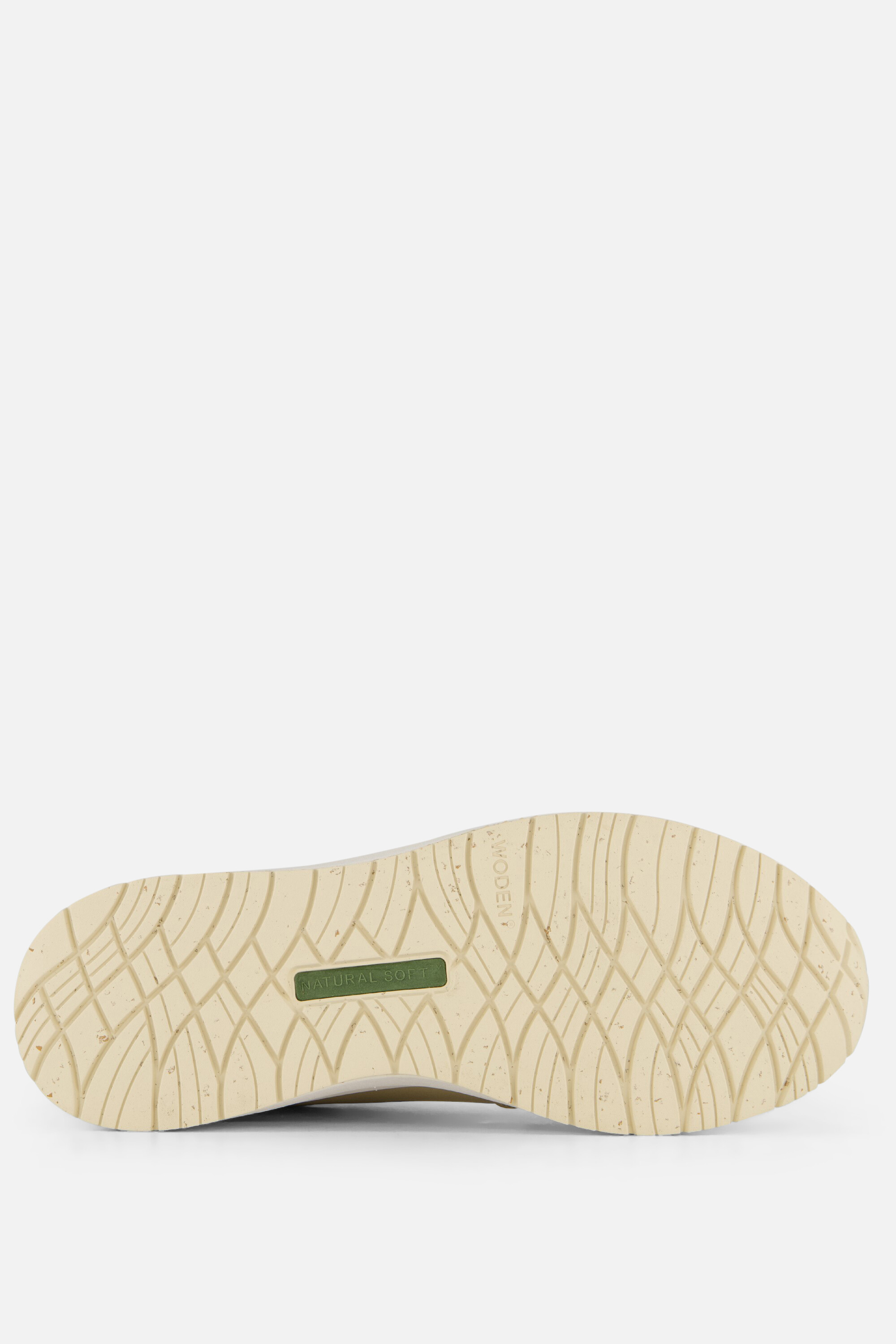 Woden Nora Natural Soft Sneakers goud Leer afbeelding 3