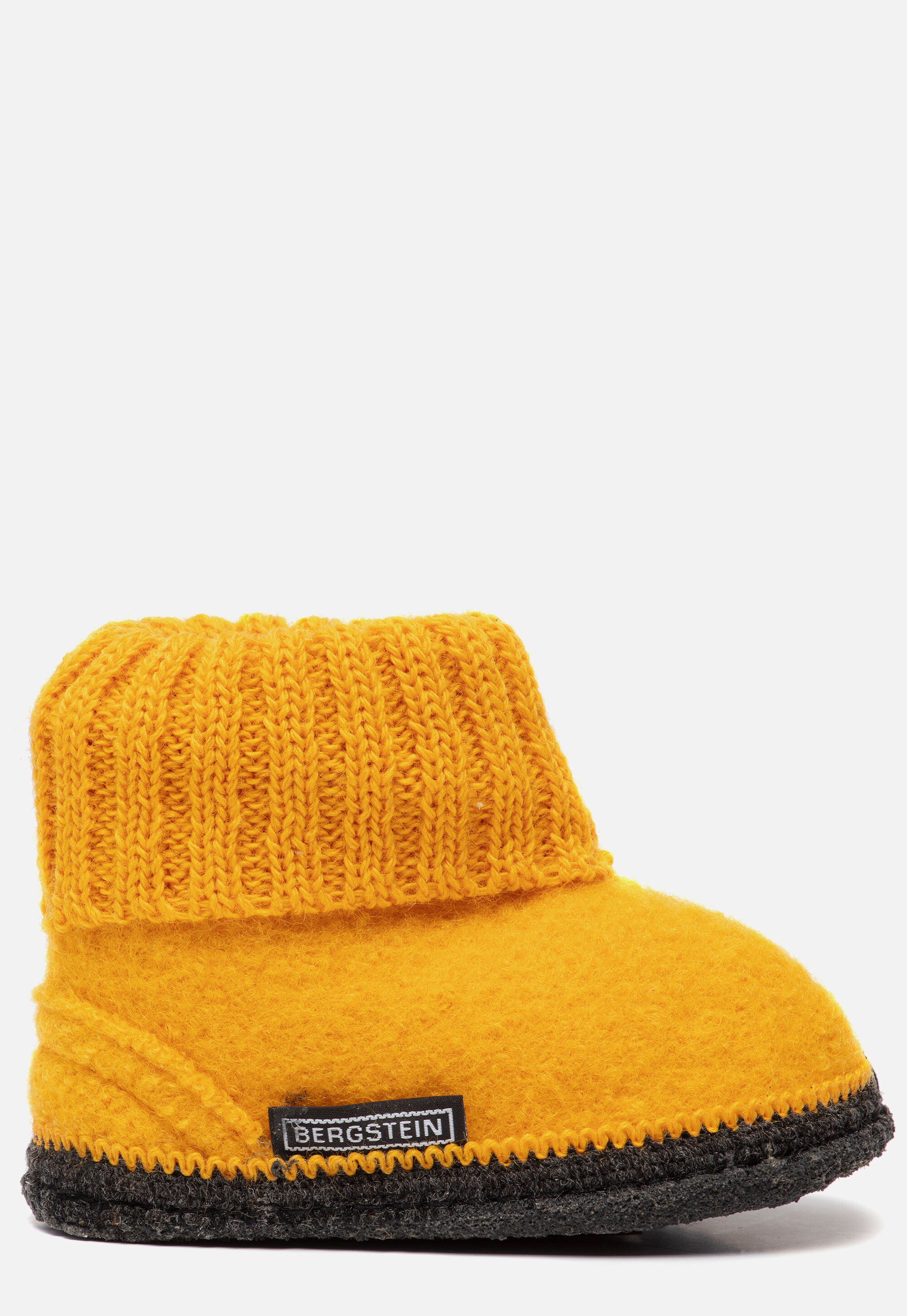 Bergstein Cozy slofjes geel Schapenwol 750211 afbeelding 2