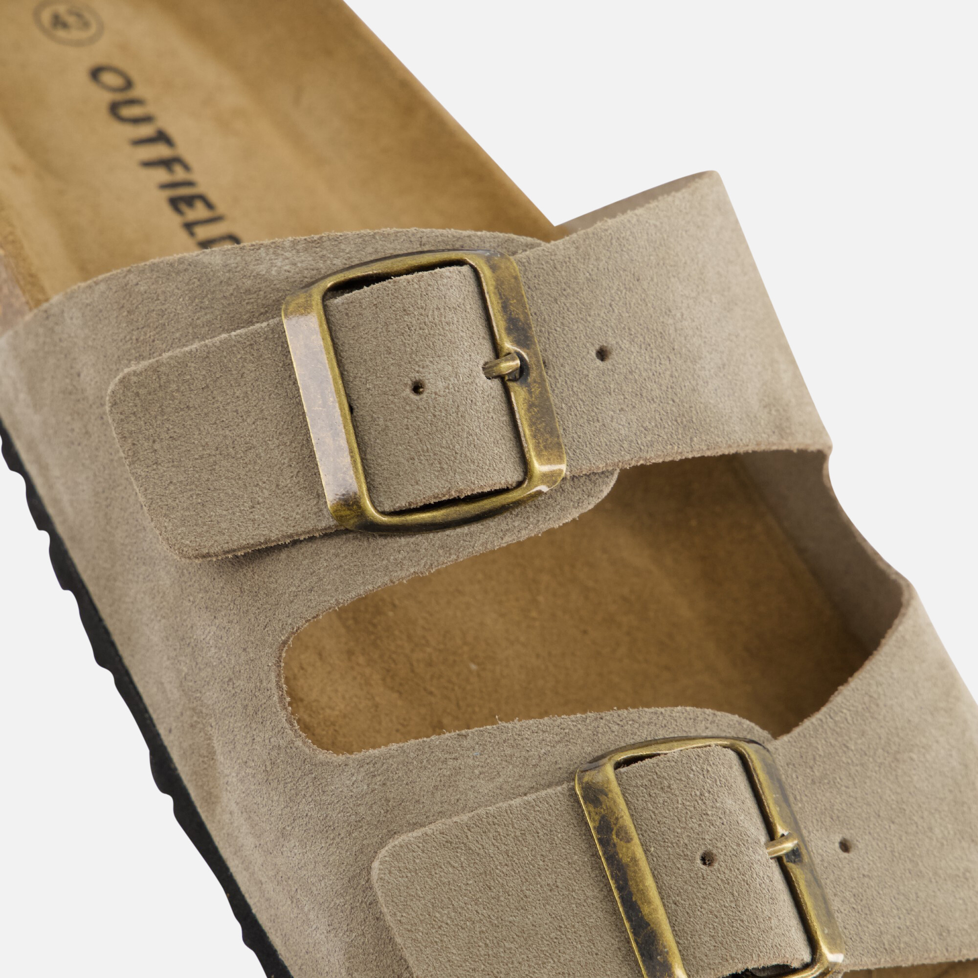 Outfielder Slippers taupe Suede afbeelding 3