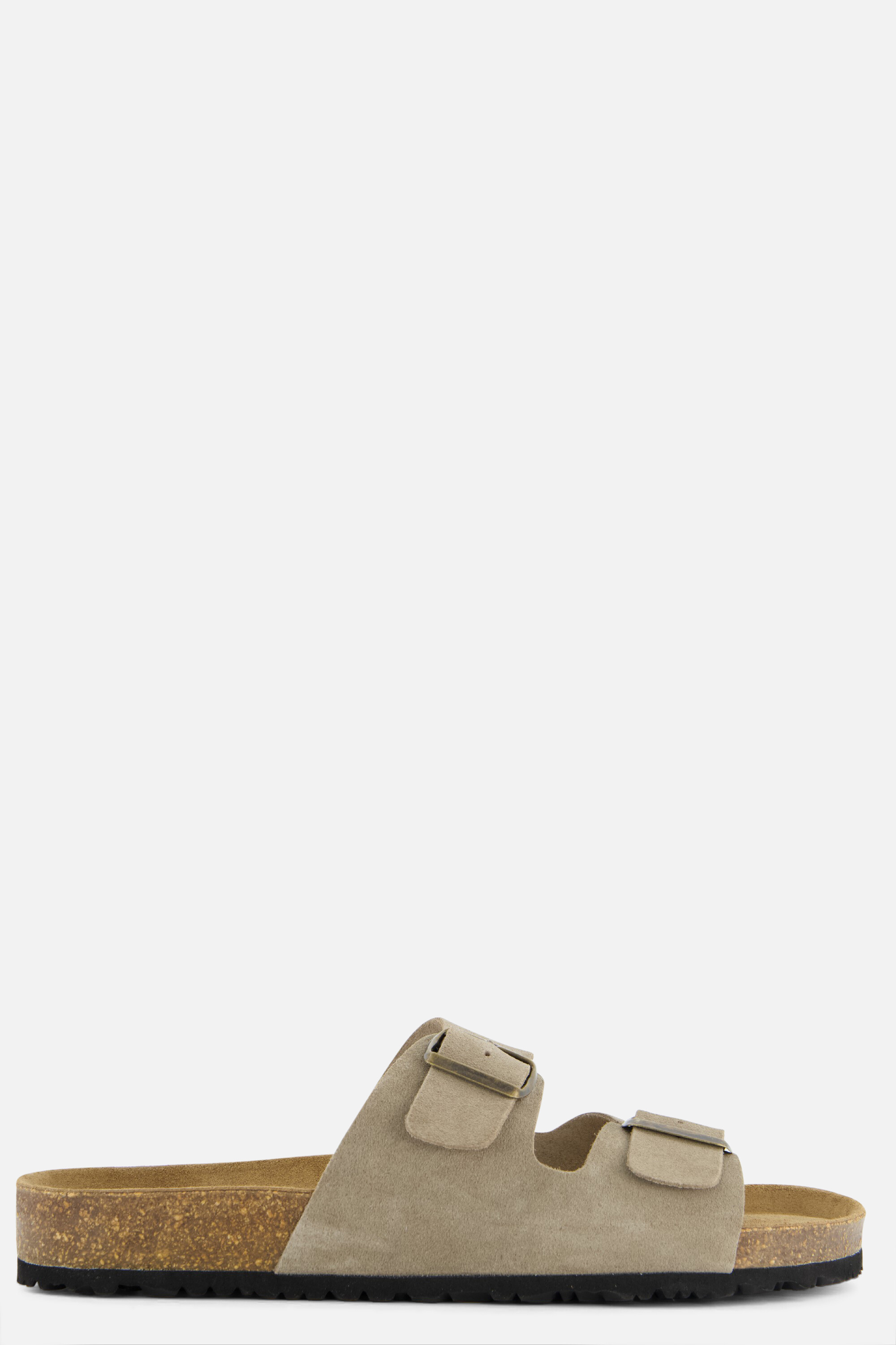 Outfielder Slippers taupe Suede afbeelding 4