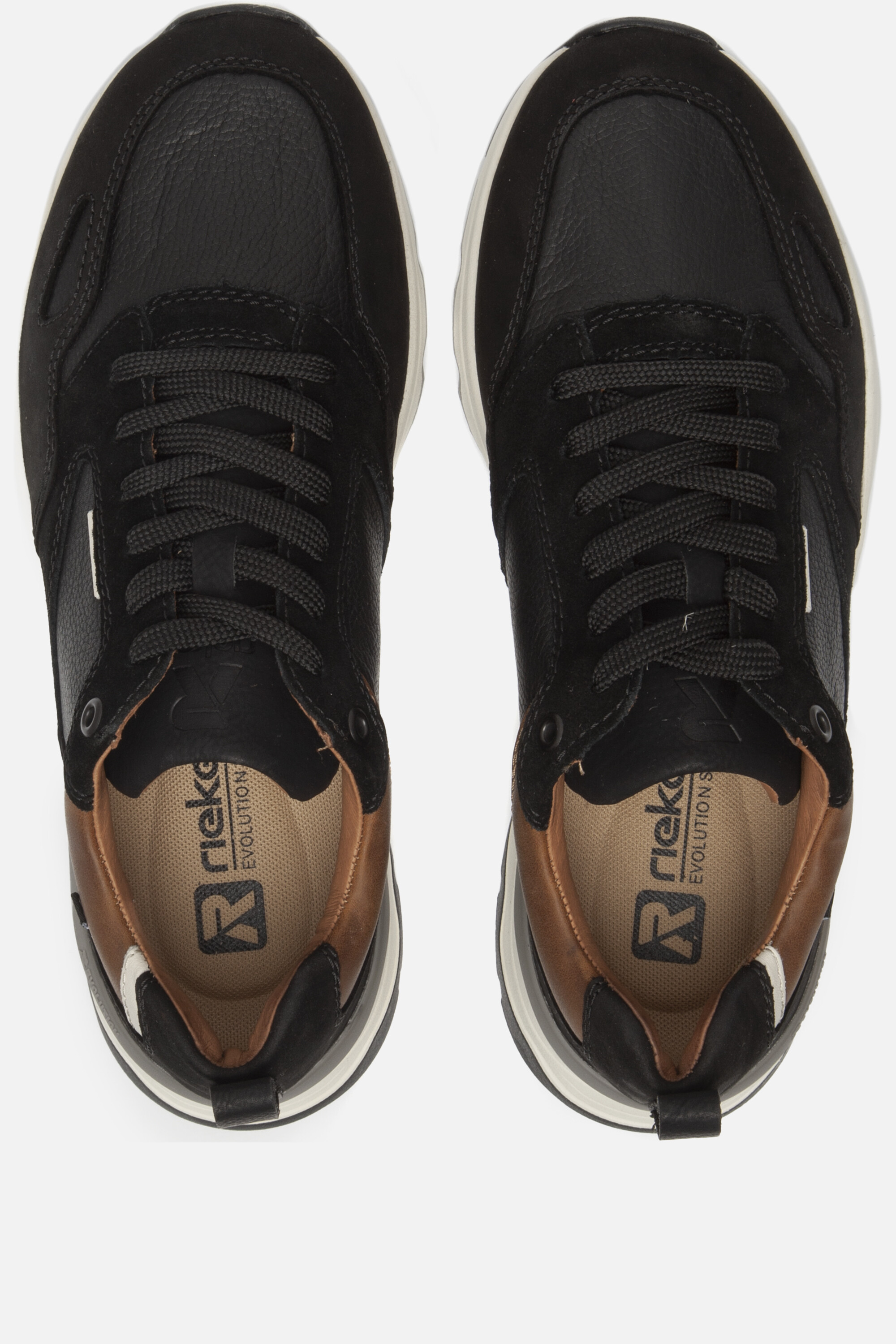 Rieker Evolution Sneakers zwart Leer afbeelding 3