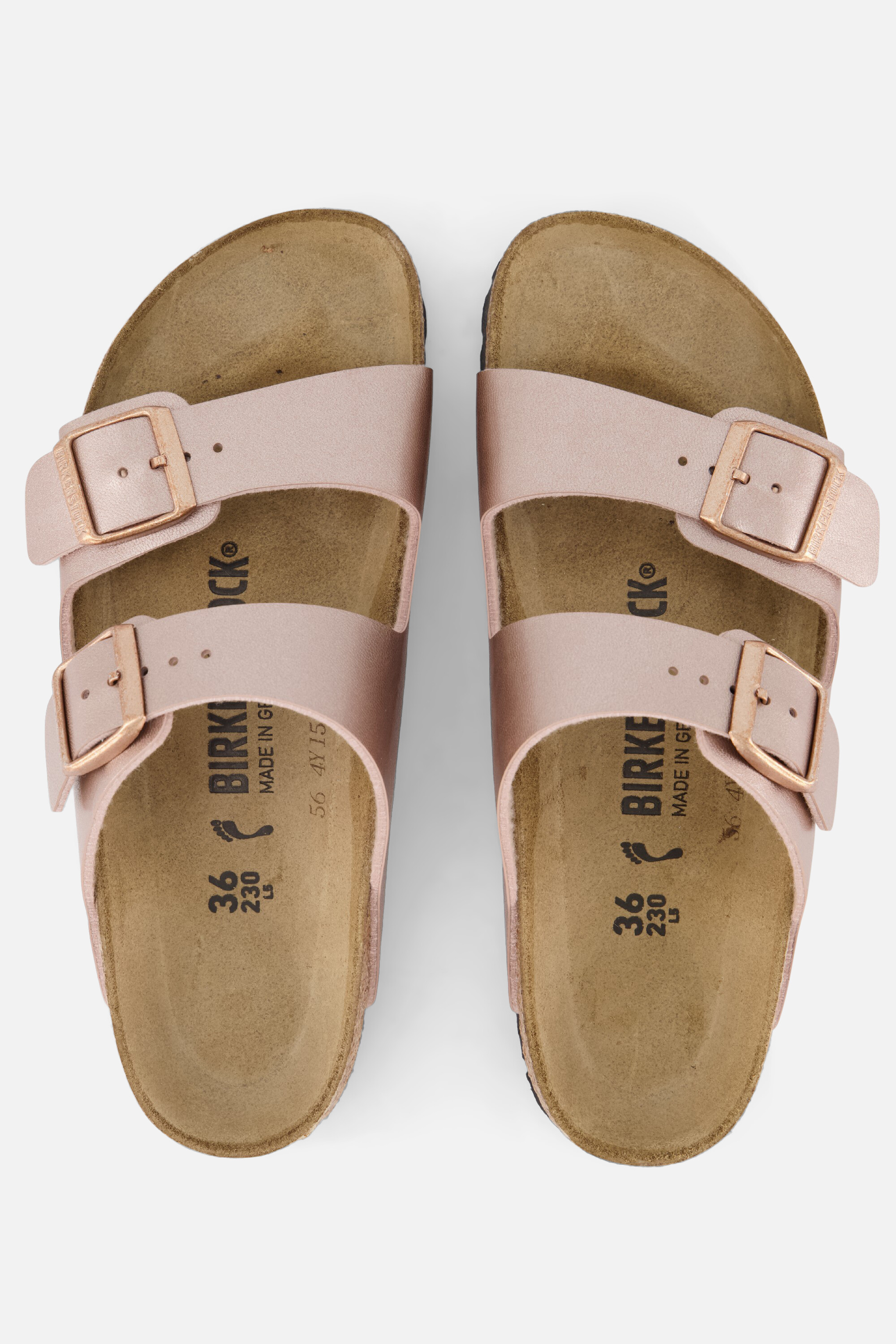 Birkenstock Arizona Slippers brons Synthetisch afbeelding 2