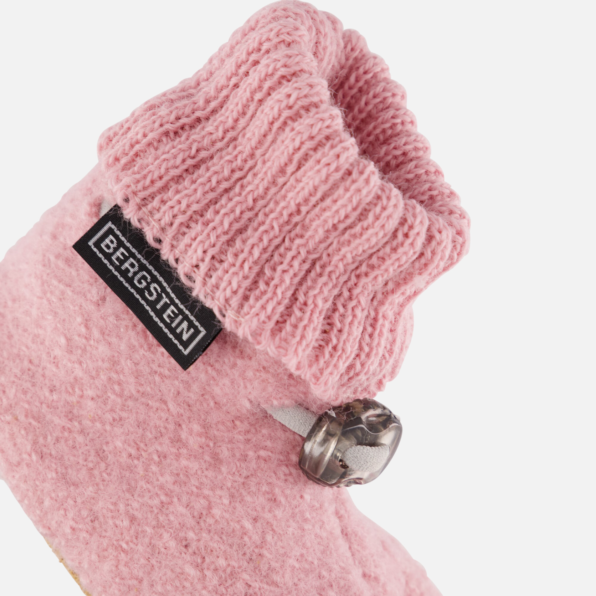 Bergstein cozy baby slofjes roze afbeelding 4