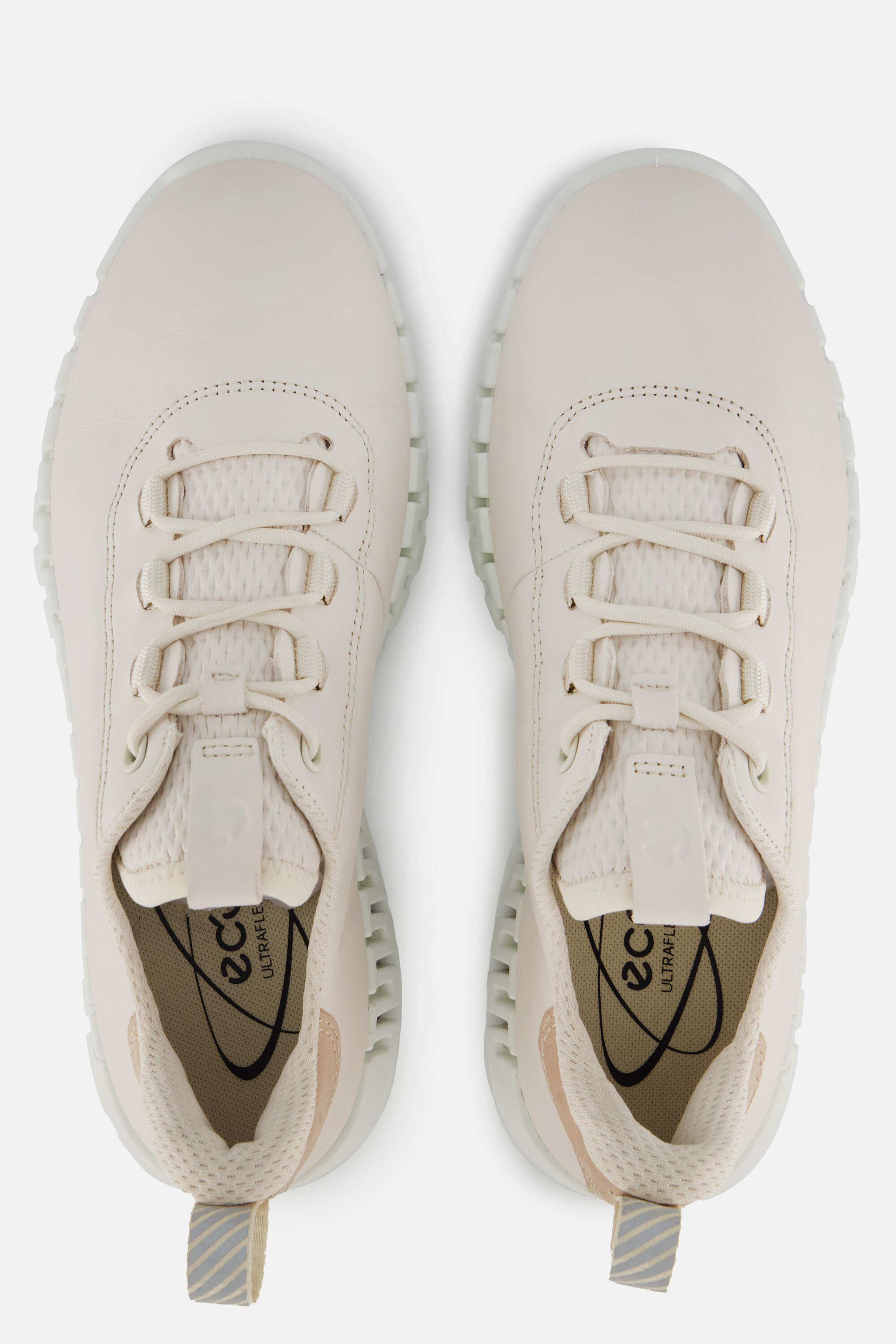 Ecco Gruuv Sneakers beige Leer afbeelding 3