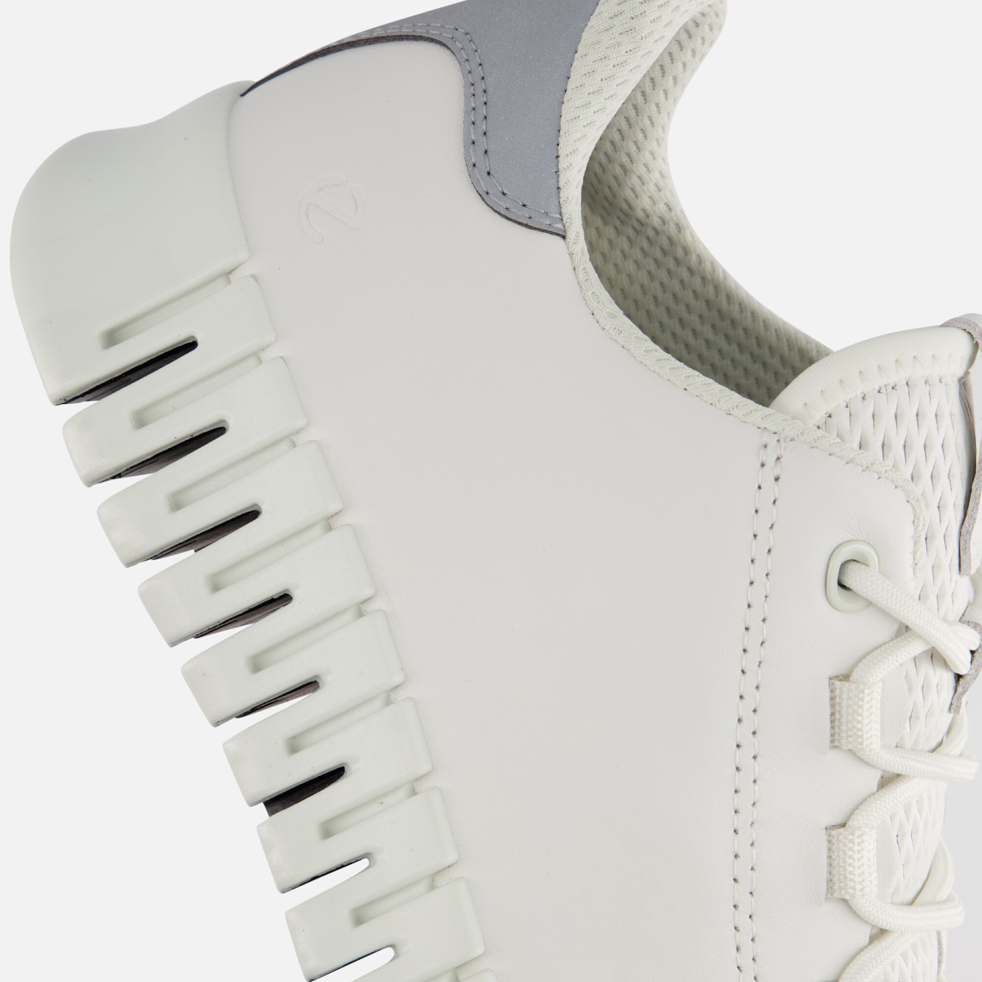 Ecco Gruuv Sneakers wit Leer afbeelding 4