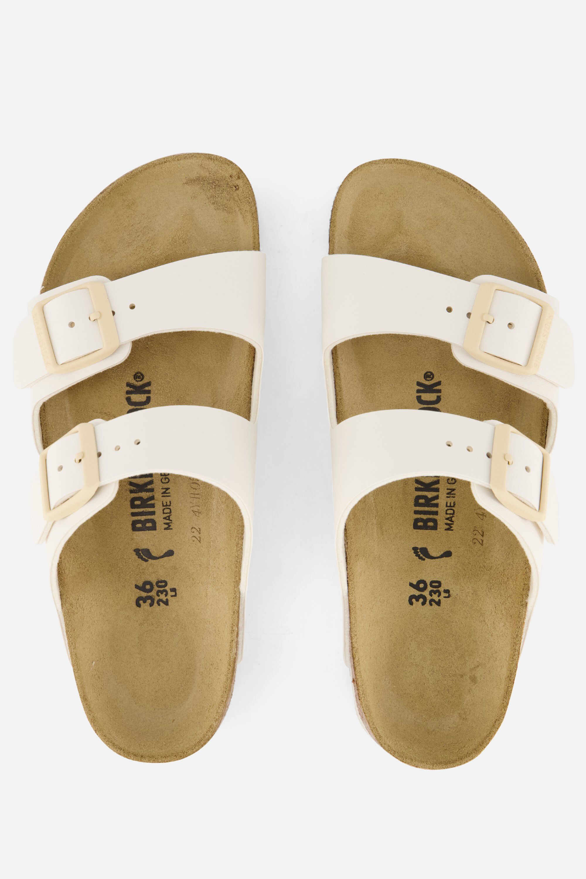 Birkenstock Arizona Slippers wit Synthetisch afbeelding 2