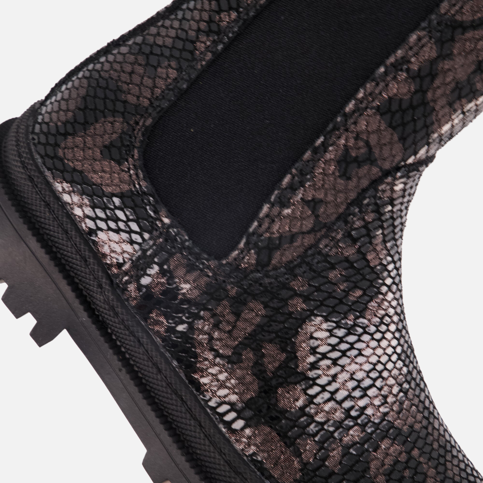 Shoesme New Tank Chelsea boots zwart Leer afbeelding 4