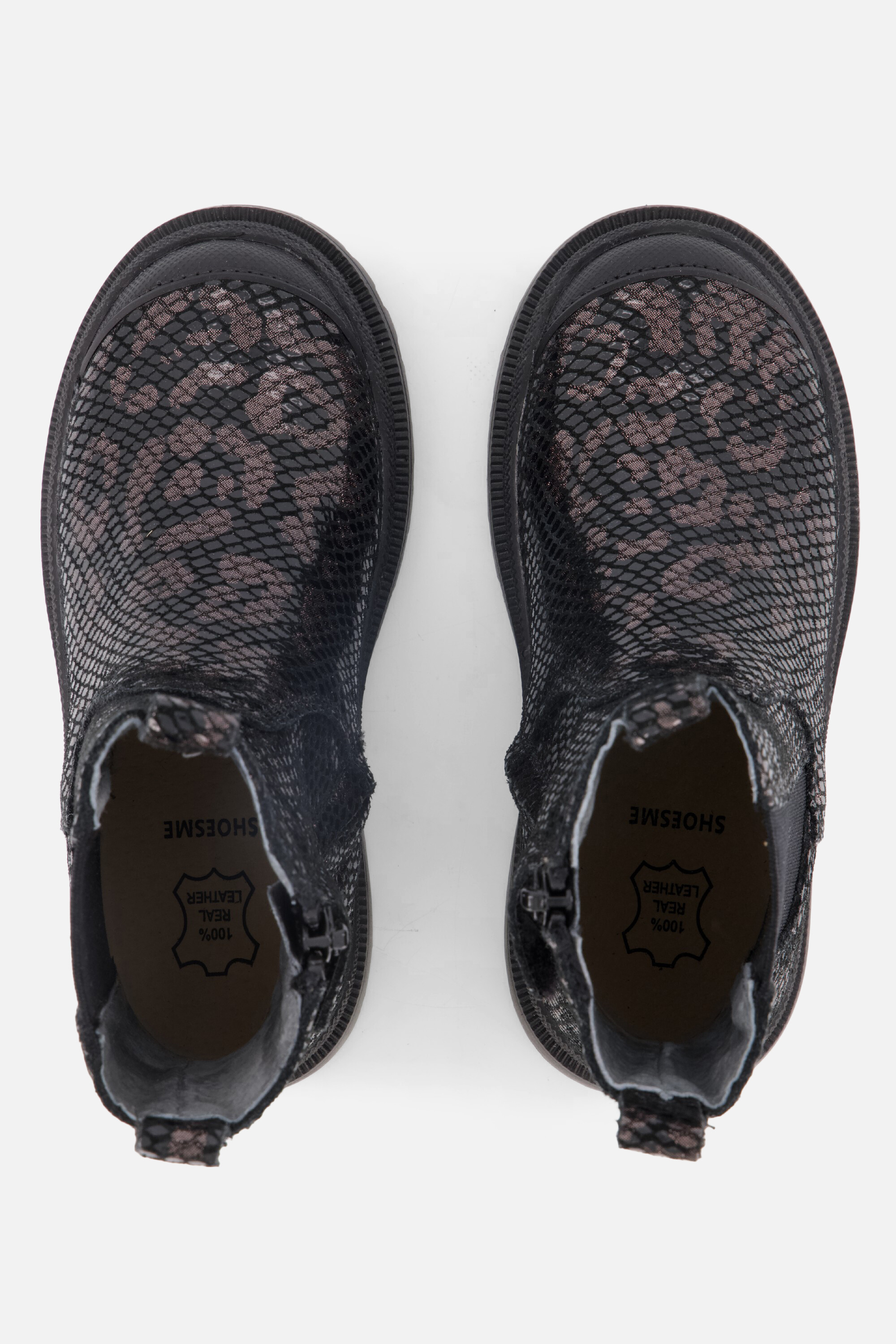 Shoesme New Tank Chelsea boots zwart Leer afbeelding 2