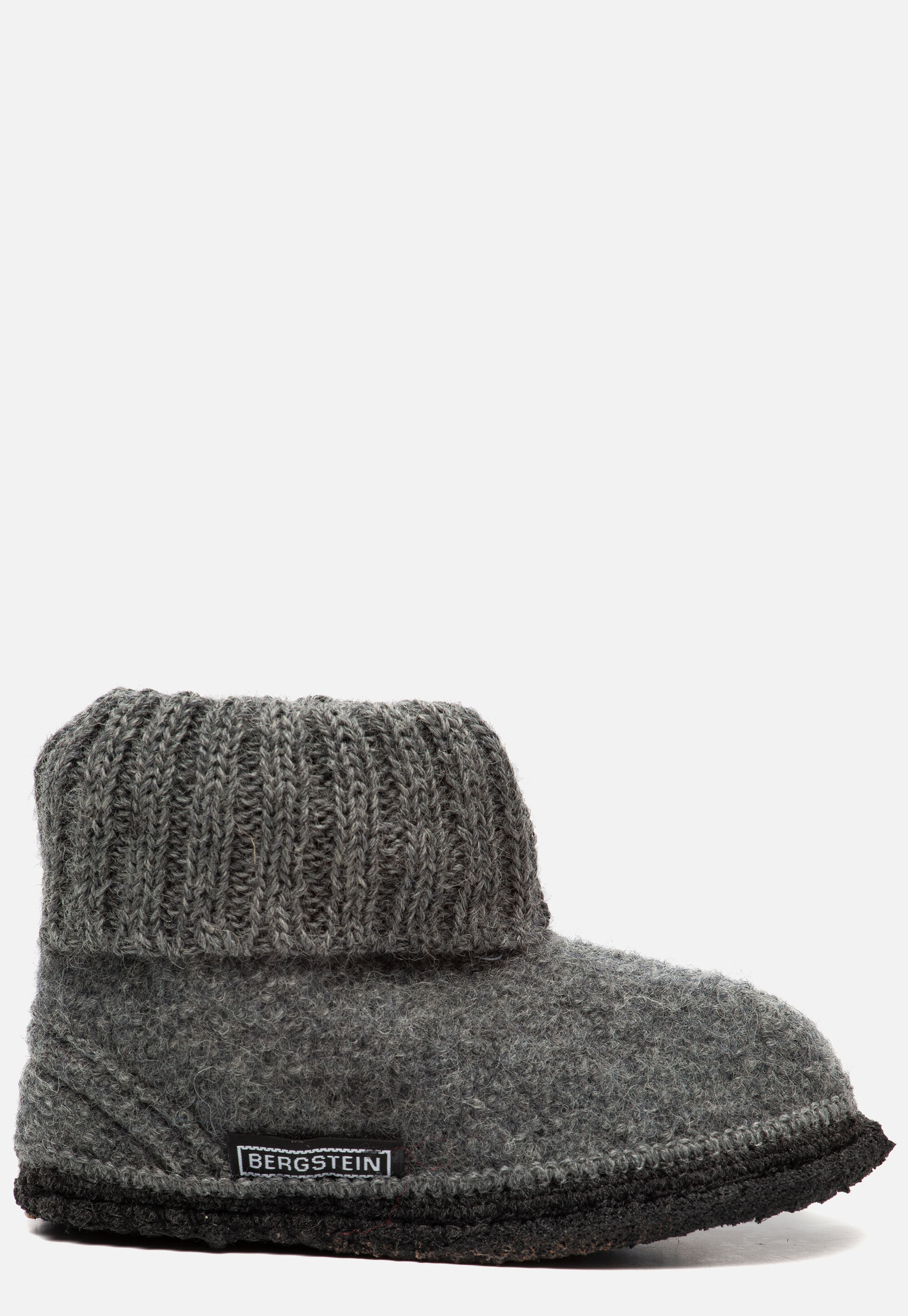 Bergstein Cozy slofjes grijs Schapenwol afbeelding 2