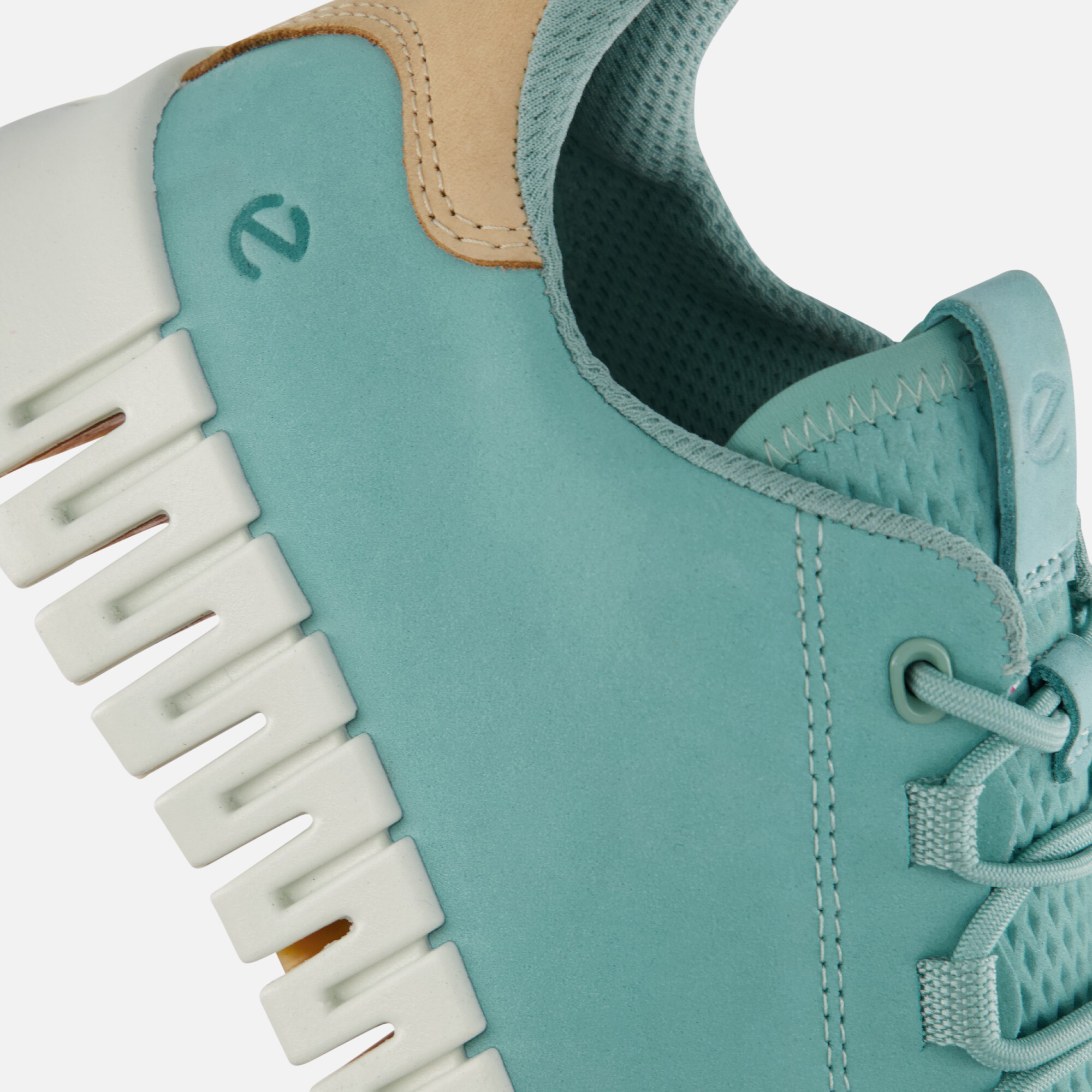 Ecco Gruuv Sneakers blauw Leer afbeelding 4