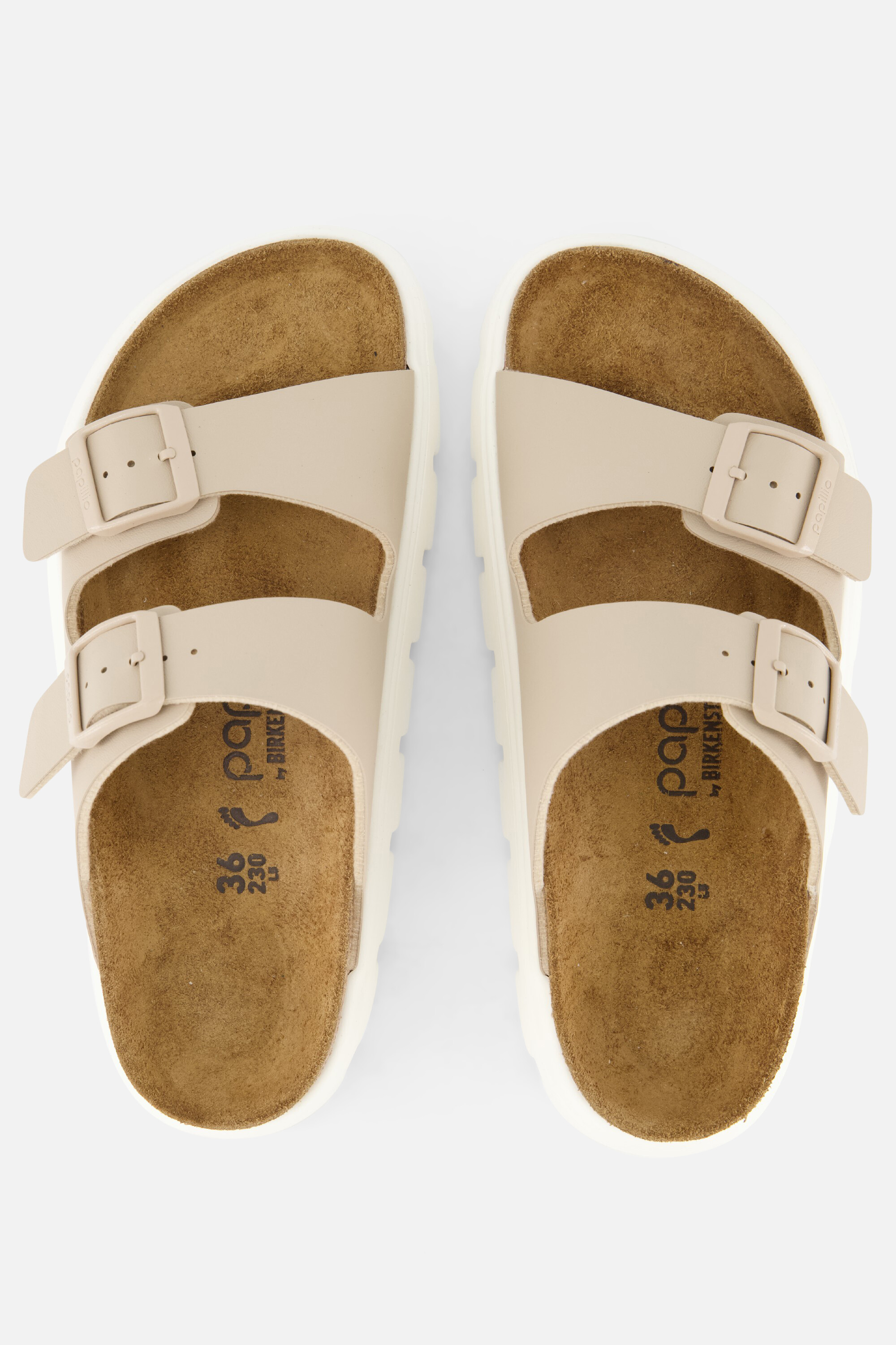 Papillio Birkenstock Arizona Slippers beige afbeelding 2