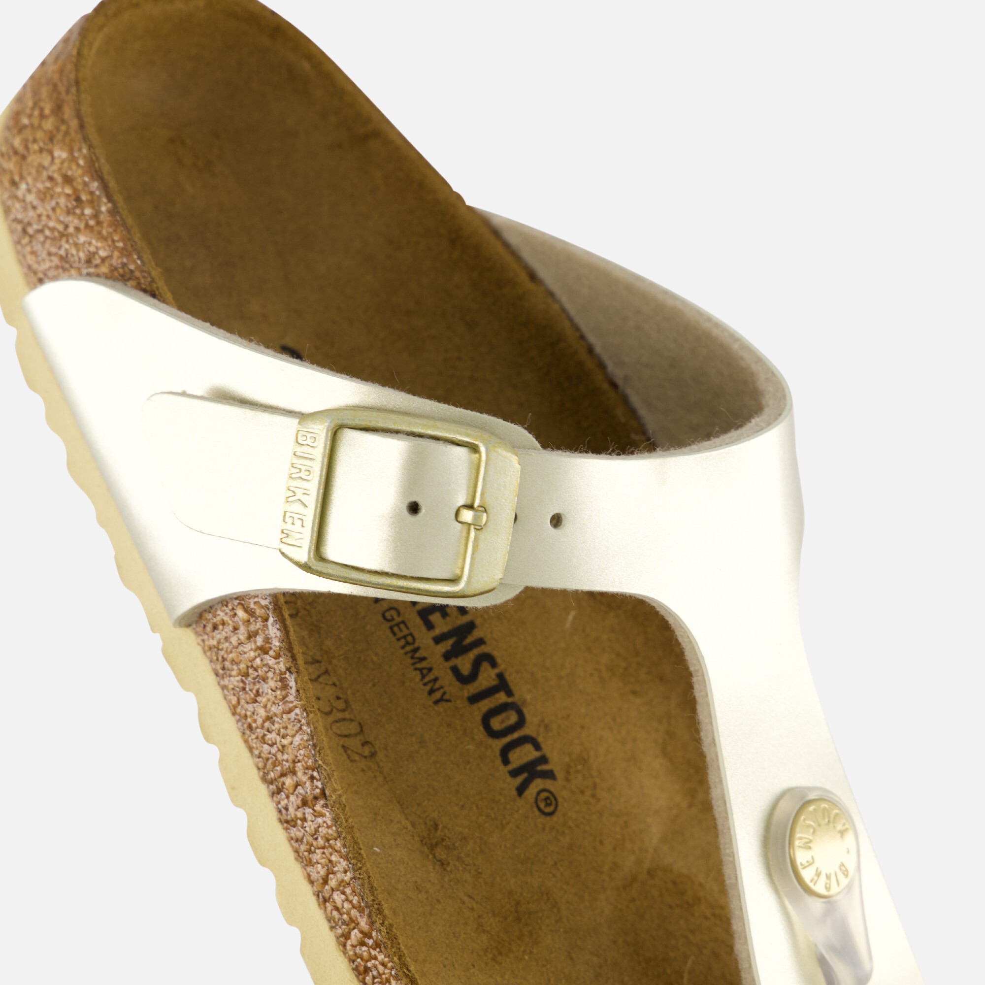 Birkenstock Gizeh Slippers goud Synhetisch afbeelding 3