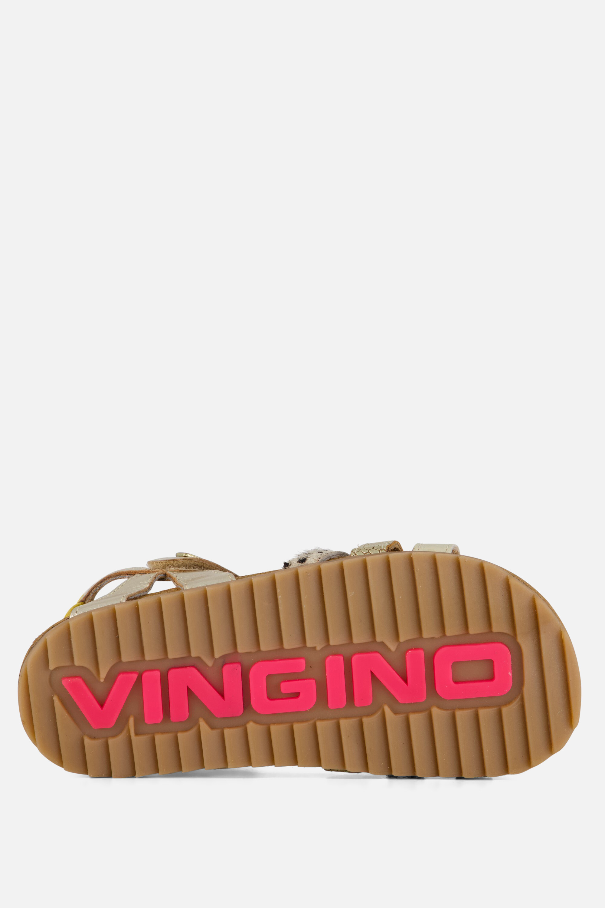 Vingino Vienna Sandalen goud Leer afbeelding 3