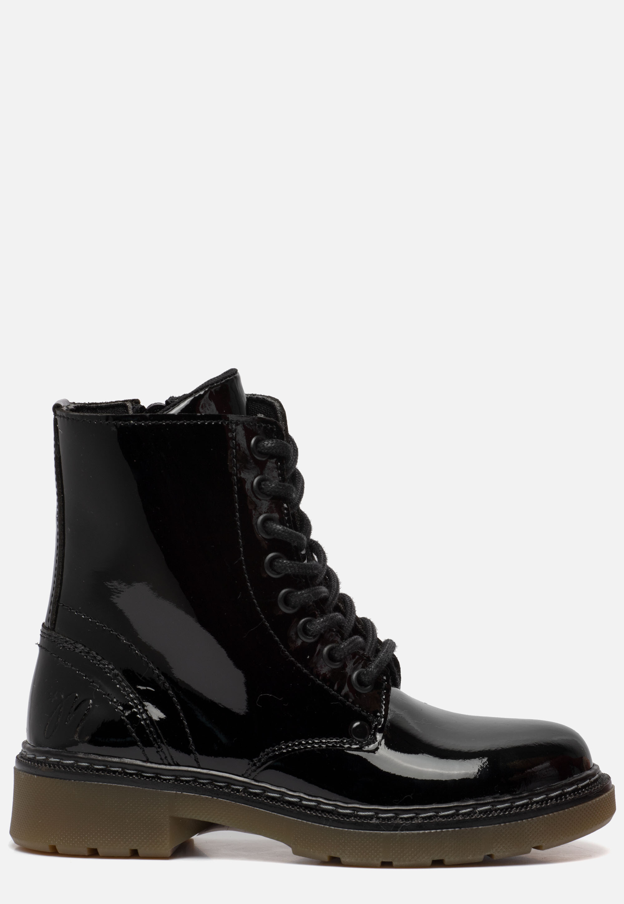 Muyters Veterboots zwart Lak 40604 afbeelding 2