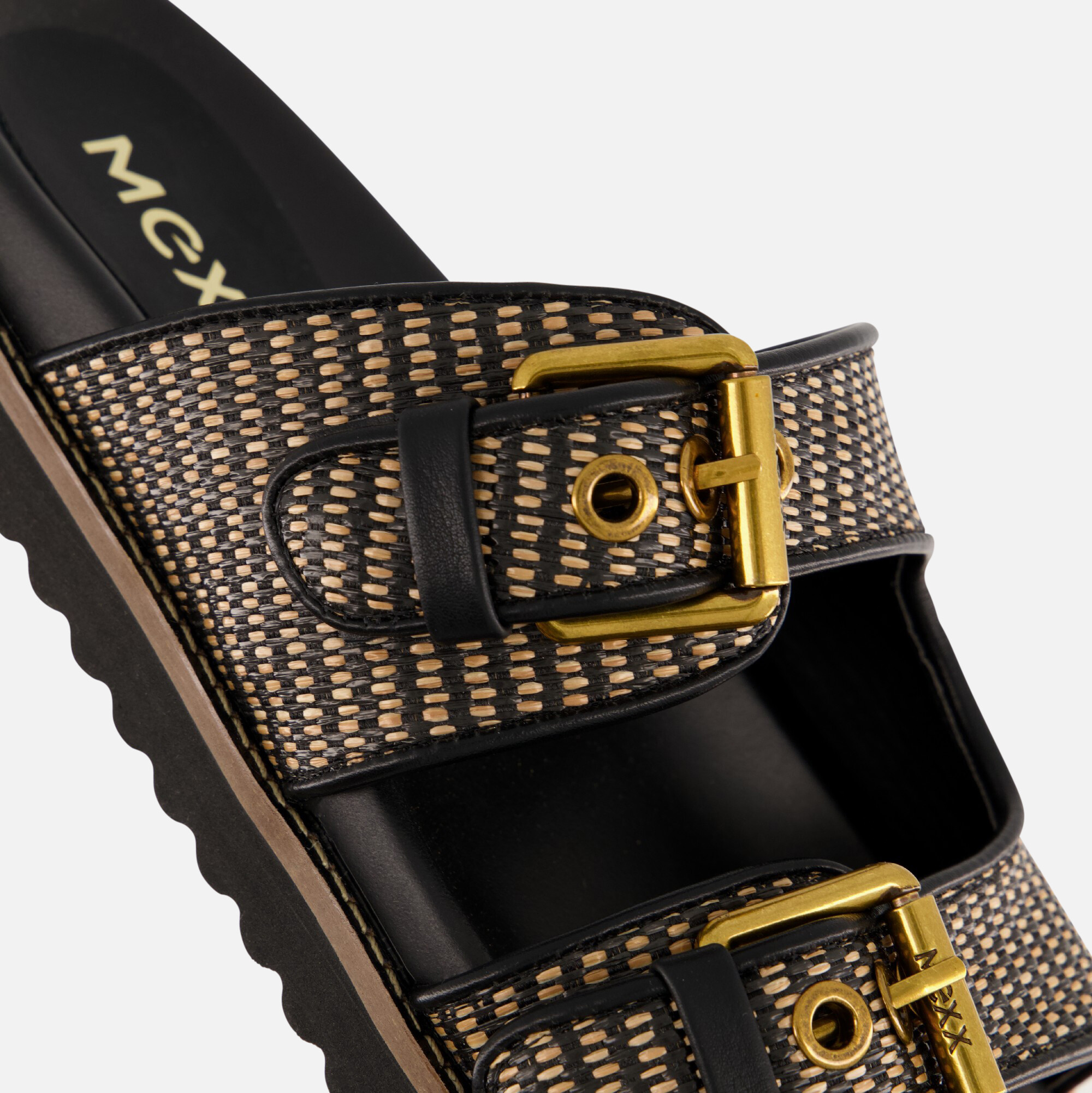 Mexx Reilly Penny Slippers zwart Synthetisch afbeelding 4
