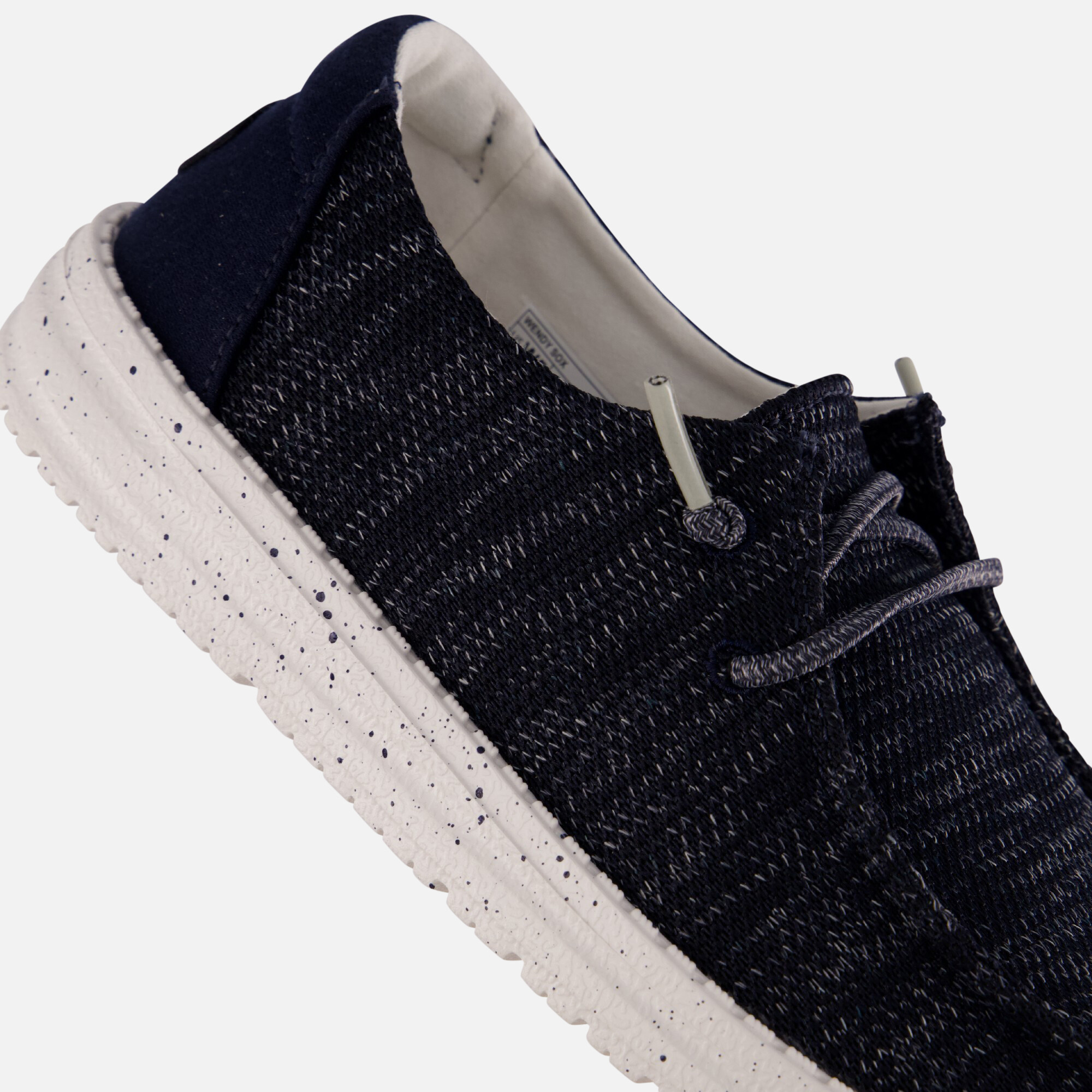 HEYDUDE Wendy Instappers blauw Canvas afbeelding 4