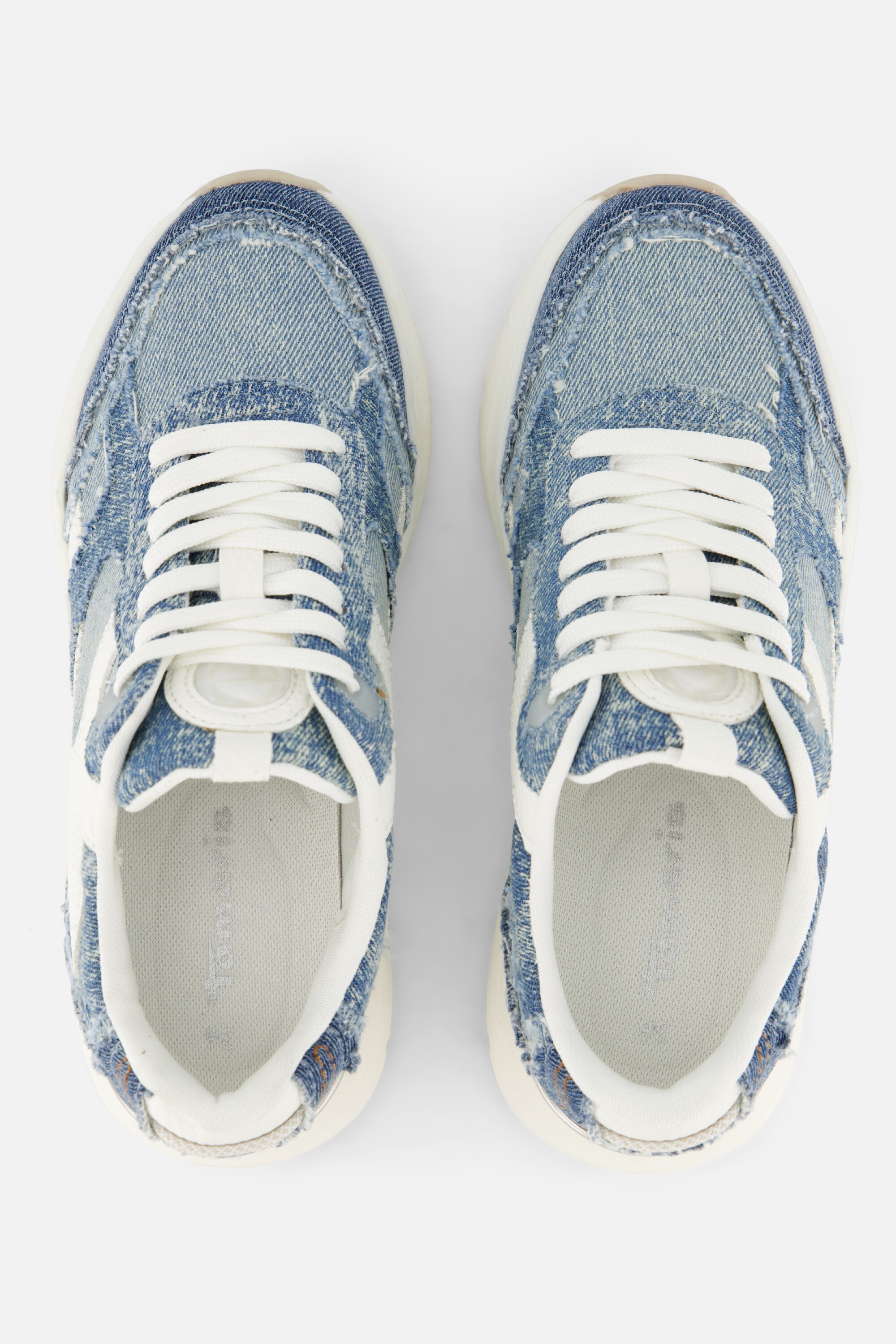 Tamaris Denim Sneakers blauw Synthetisch afbeelding 3
