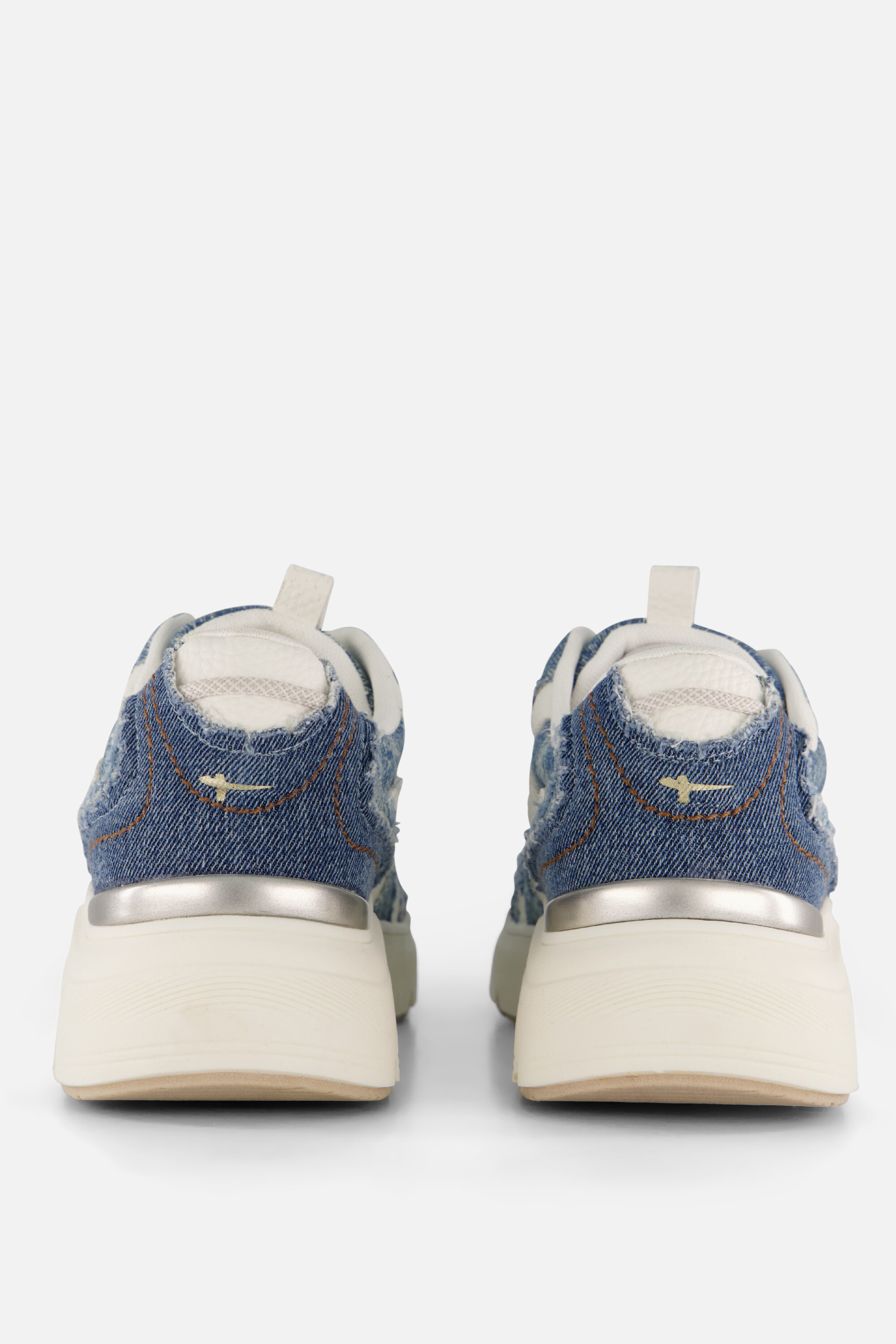 Tamaris Denim Sneakers blauw Synthetisch afbeelding 2
