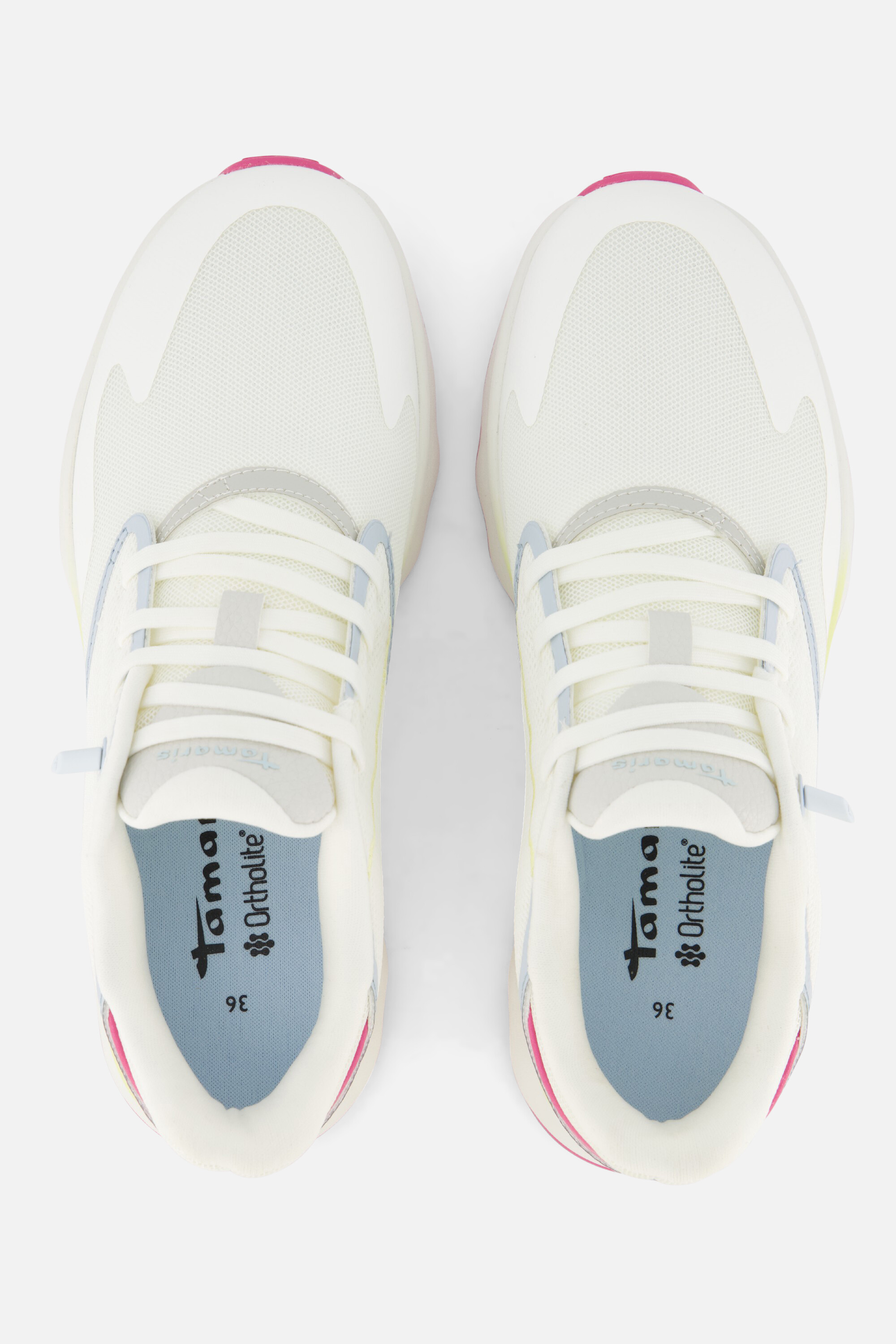 Tamaris Nowana Sneakers wit Synthetisch afbeelding 3