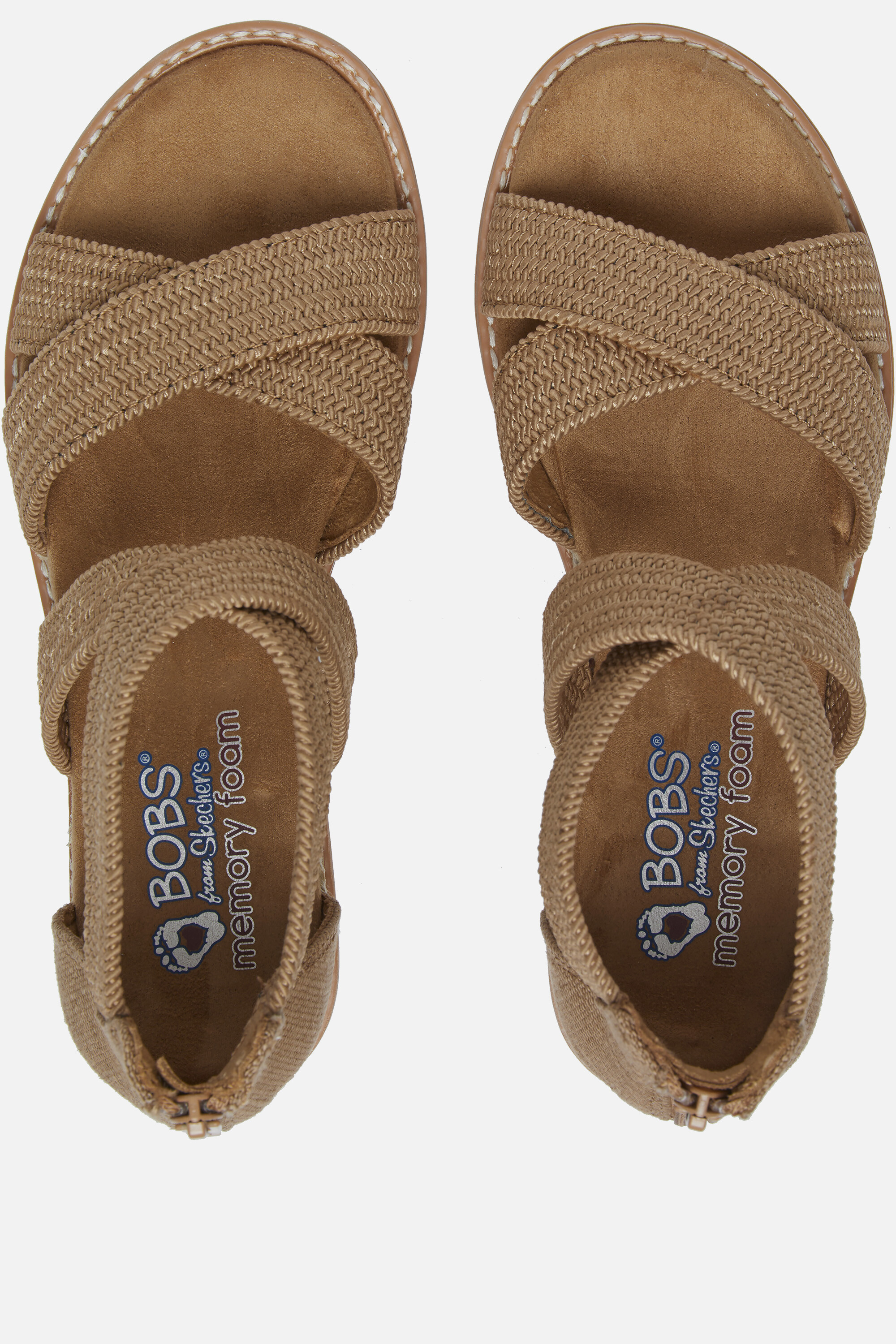 Skechers Bobs Desert Kiss Stretch Sandalen taupe afbeelding 2