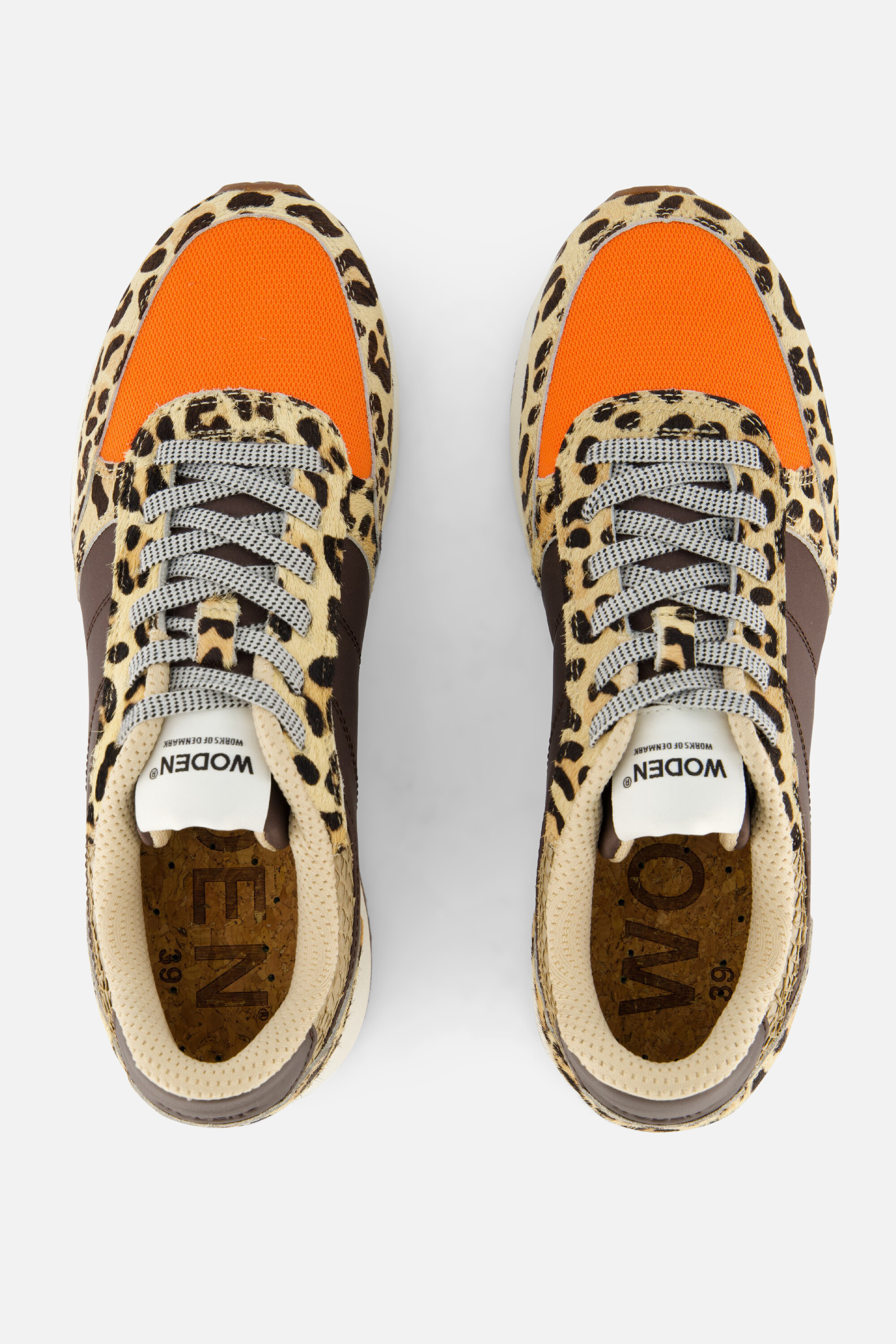 Woden Ronja Sneakers beige Leer afbeelding 2