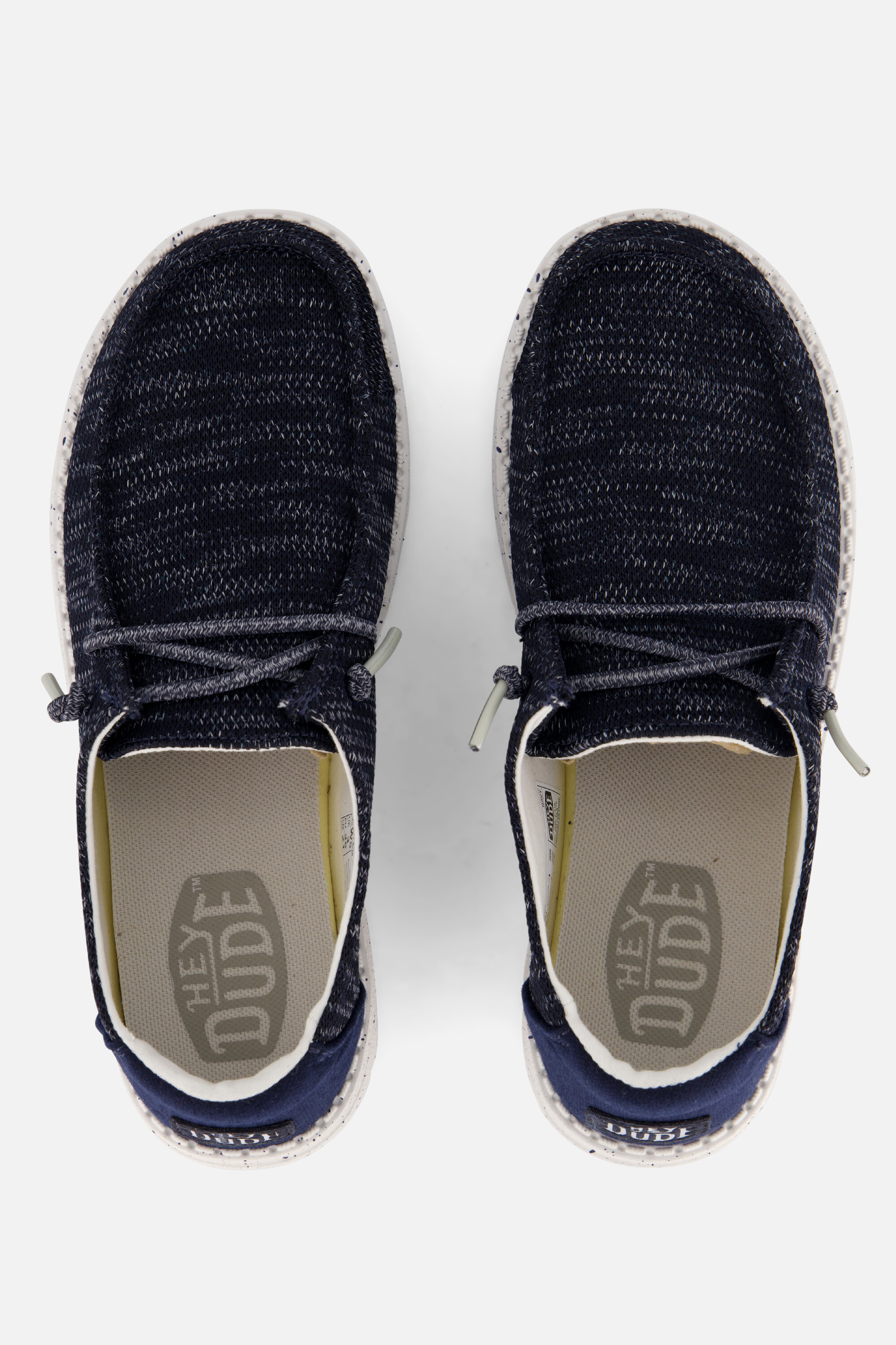 HEYDUDE Wendy Instappers blauw Canvas afbeelding 2
