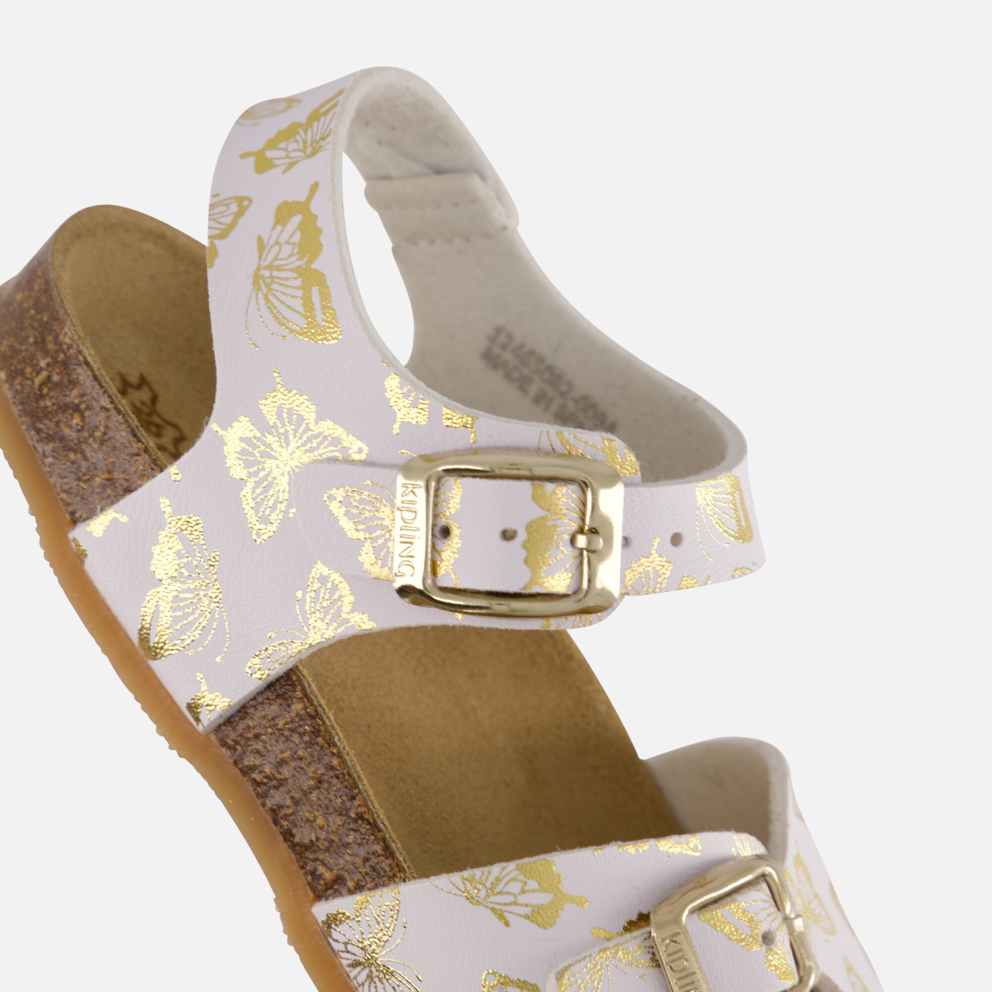 Kipling Naja Sandalen wit Leer afbeelding 3