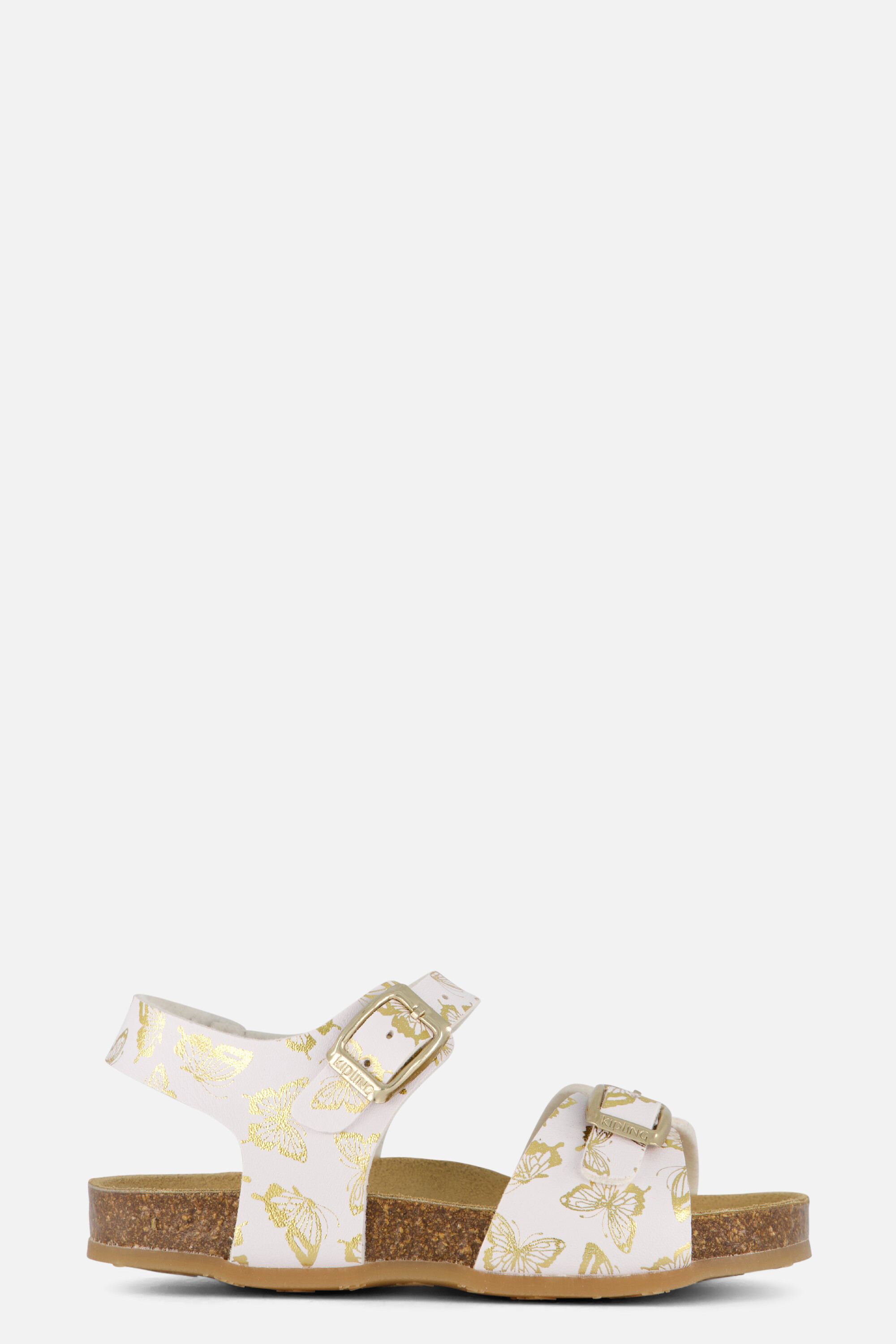 Kipling Naja Sandalen wit Leer afbeelding 4