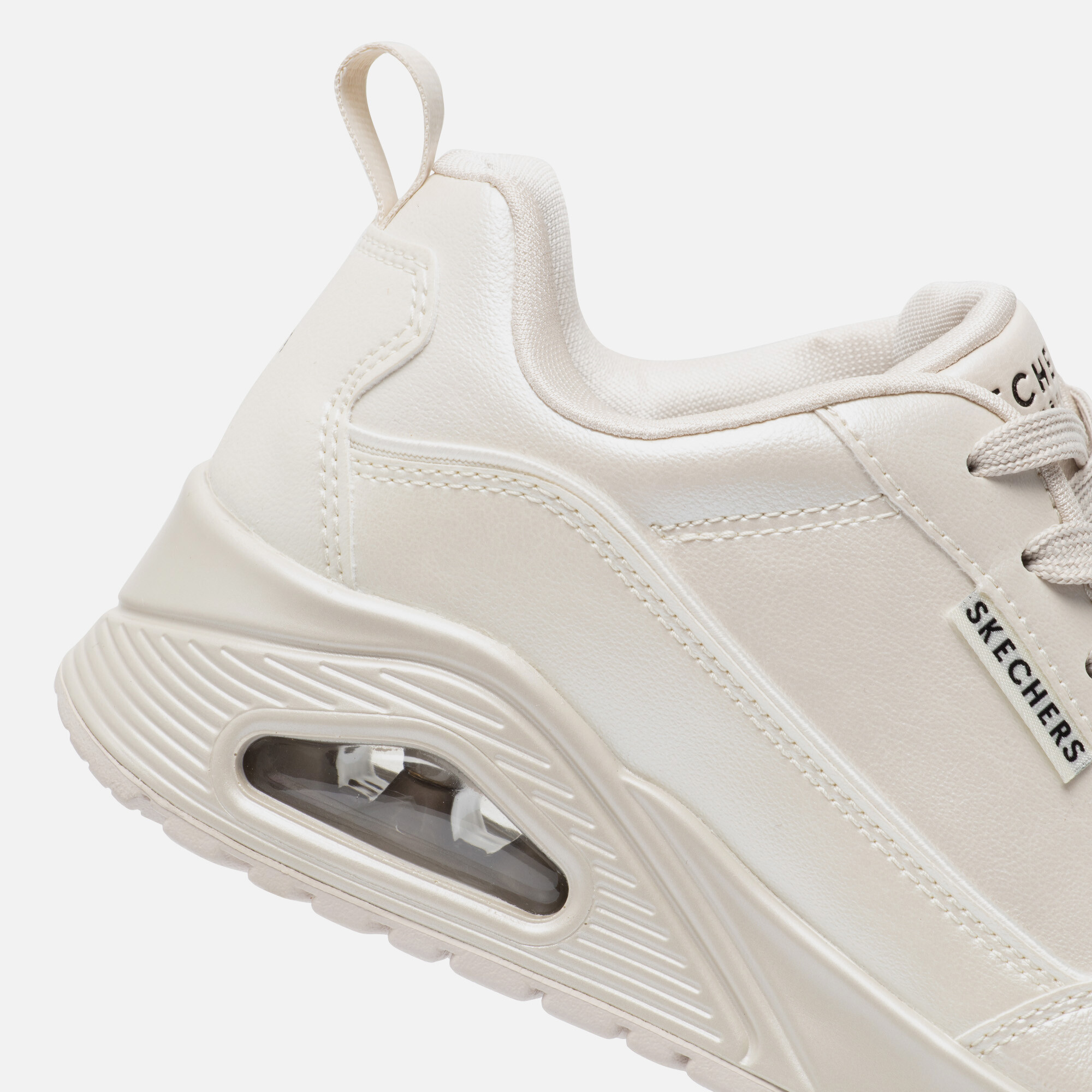Skechers Uno Galactic Gal Metallic Sneakers beige afbeelding 4